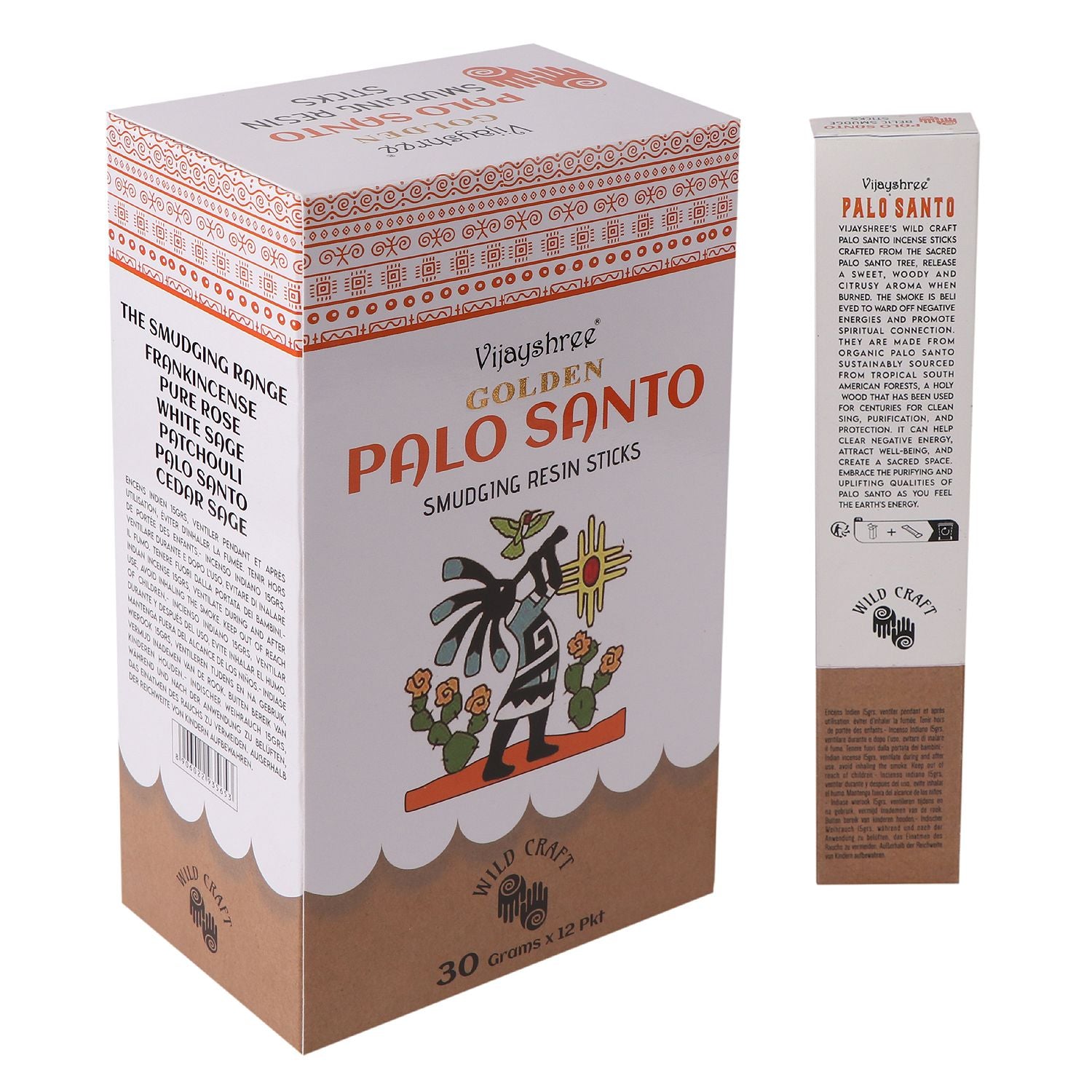 Golden Palo Santo Smudging Resin Sticks 30g (6s)
