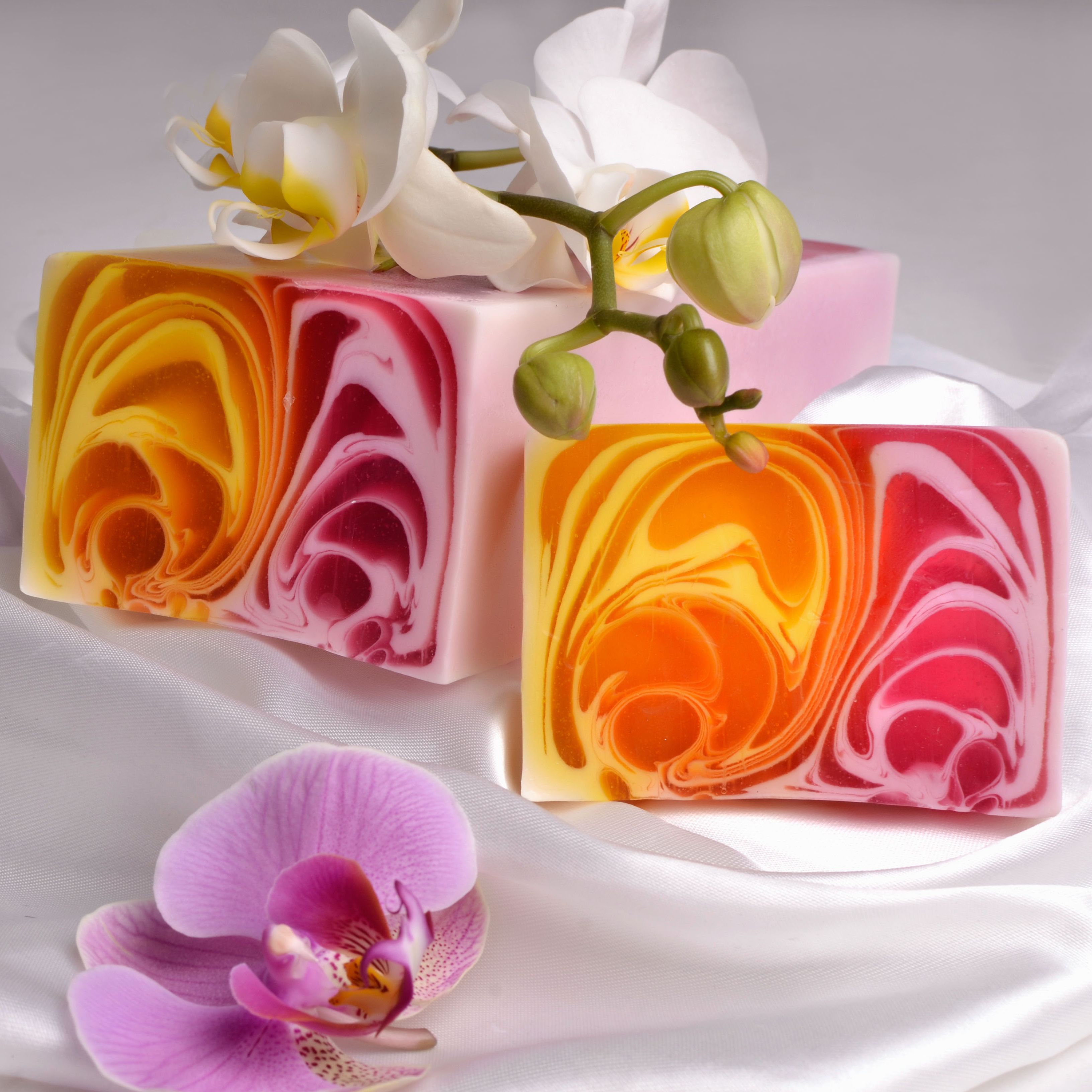 Hand Crafted Soap Slice - Orchid