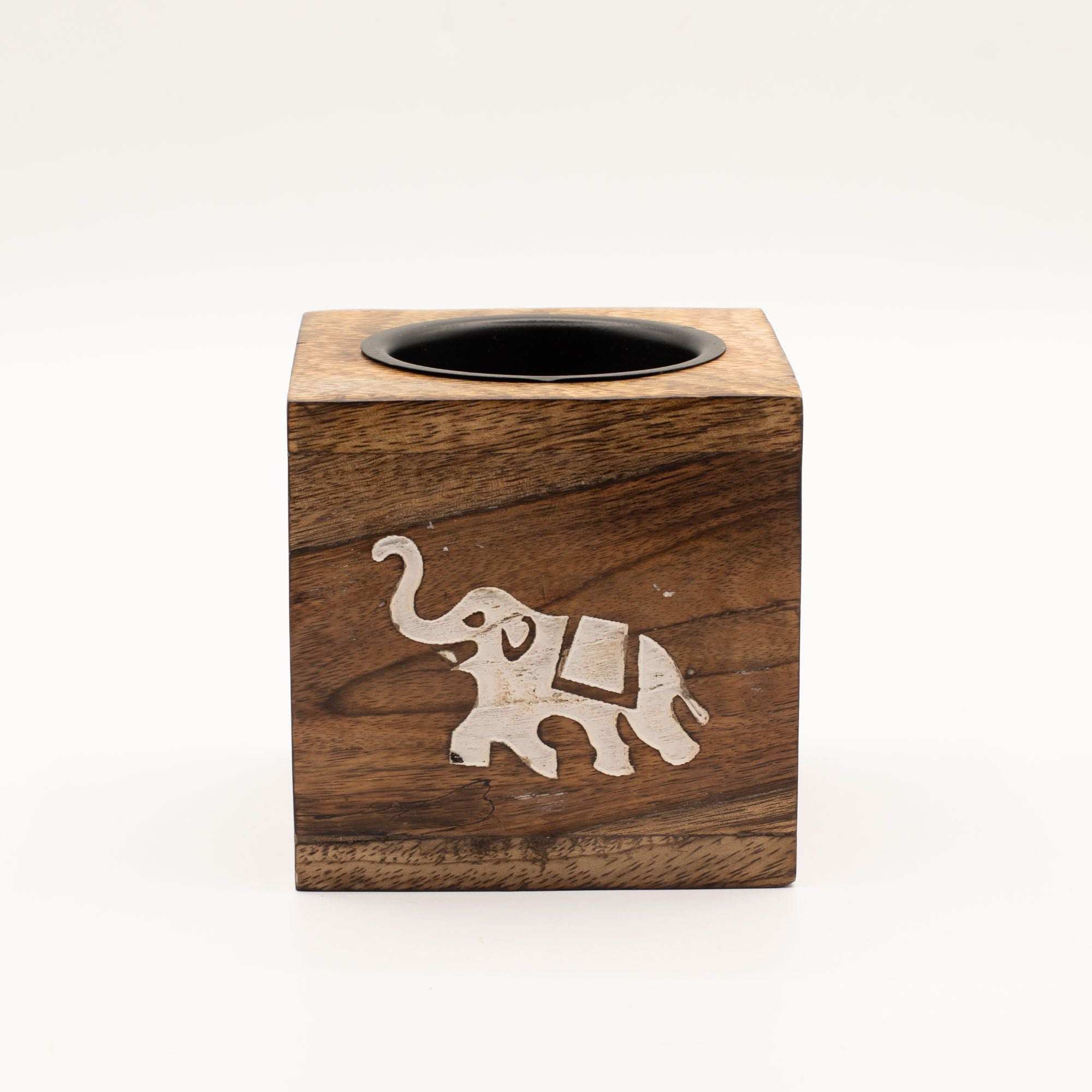 Mango Wood Oil Burner  - Elephant