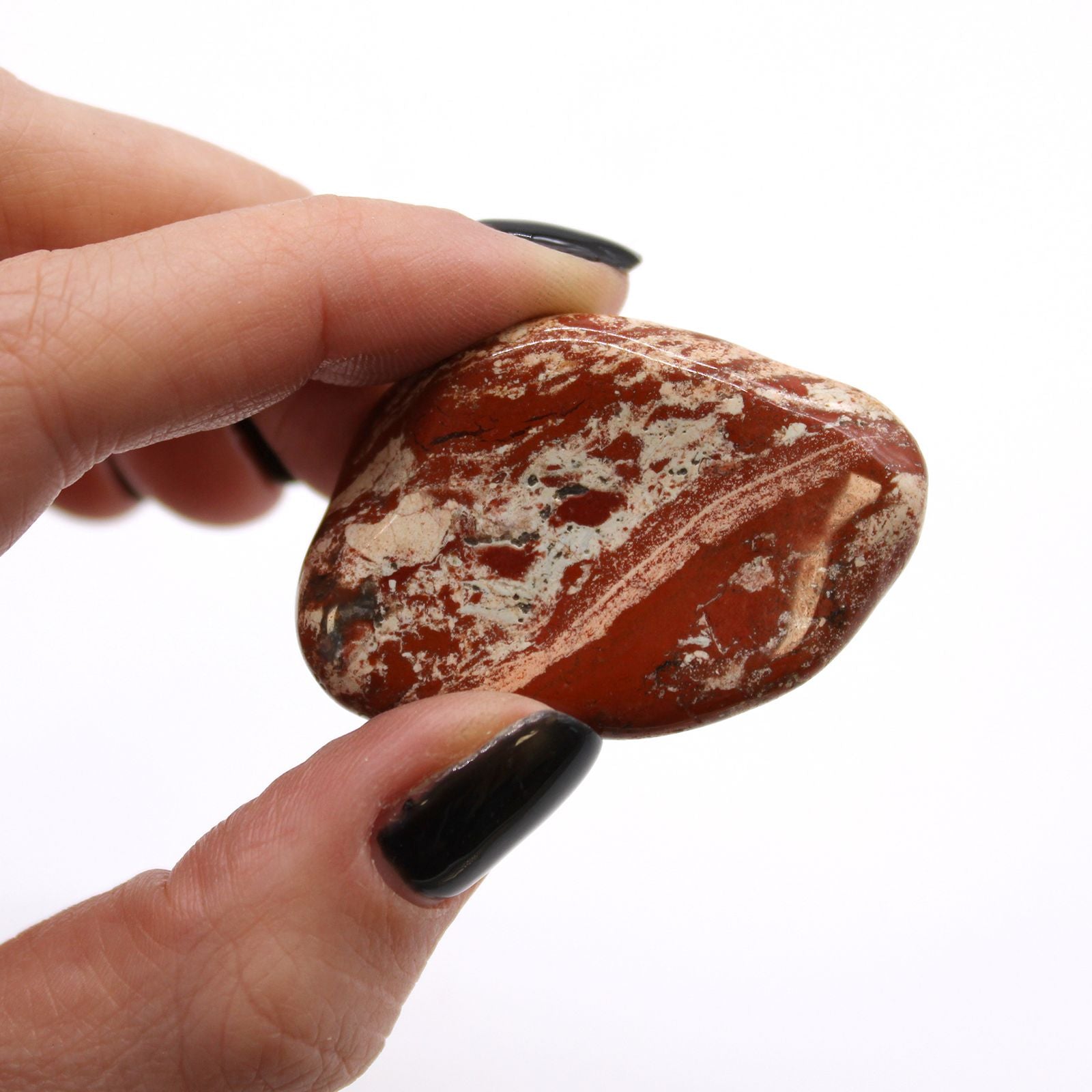 African Tumble Stone x6 - Large - Light Jasper (Brecciated)