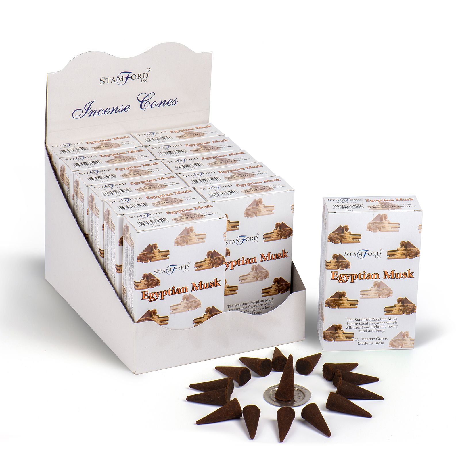 Stamford Incense Cones - Egyptian Musk