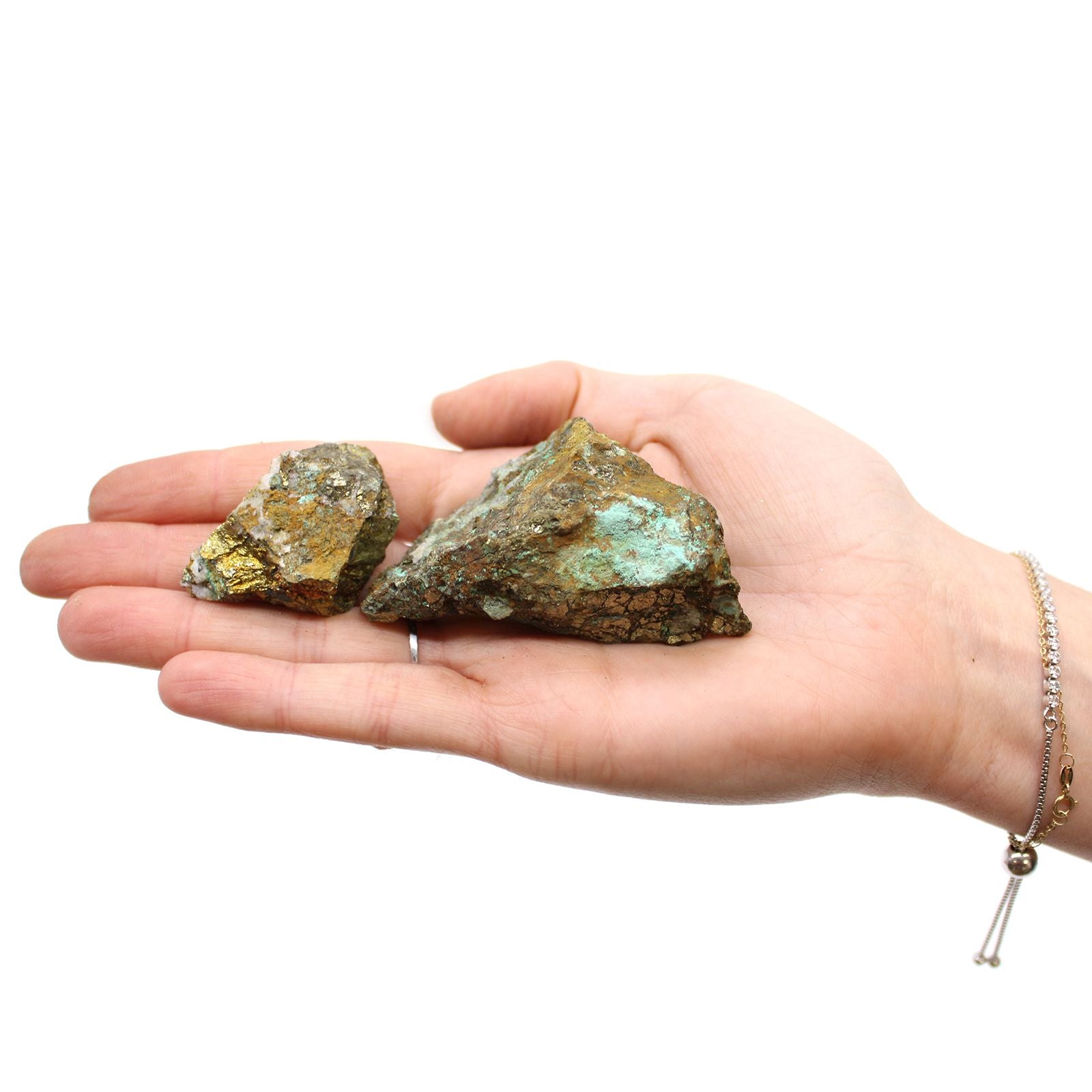 Mineralproben - Chalkopyrit (ca. 80 Stück pro Schale)