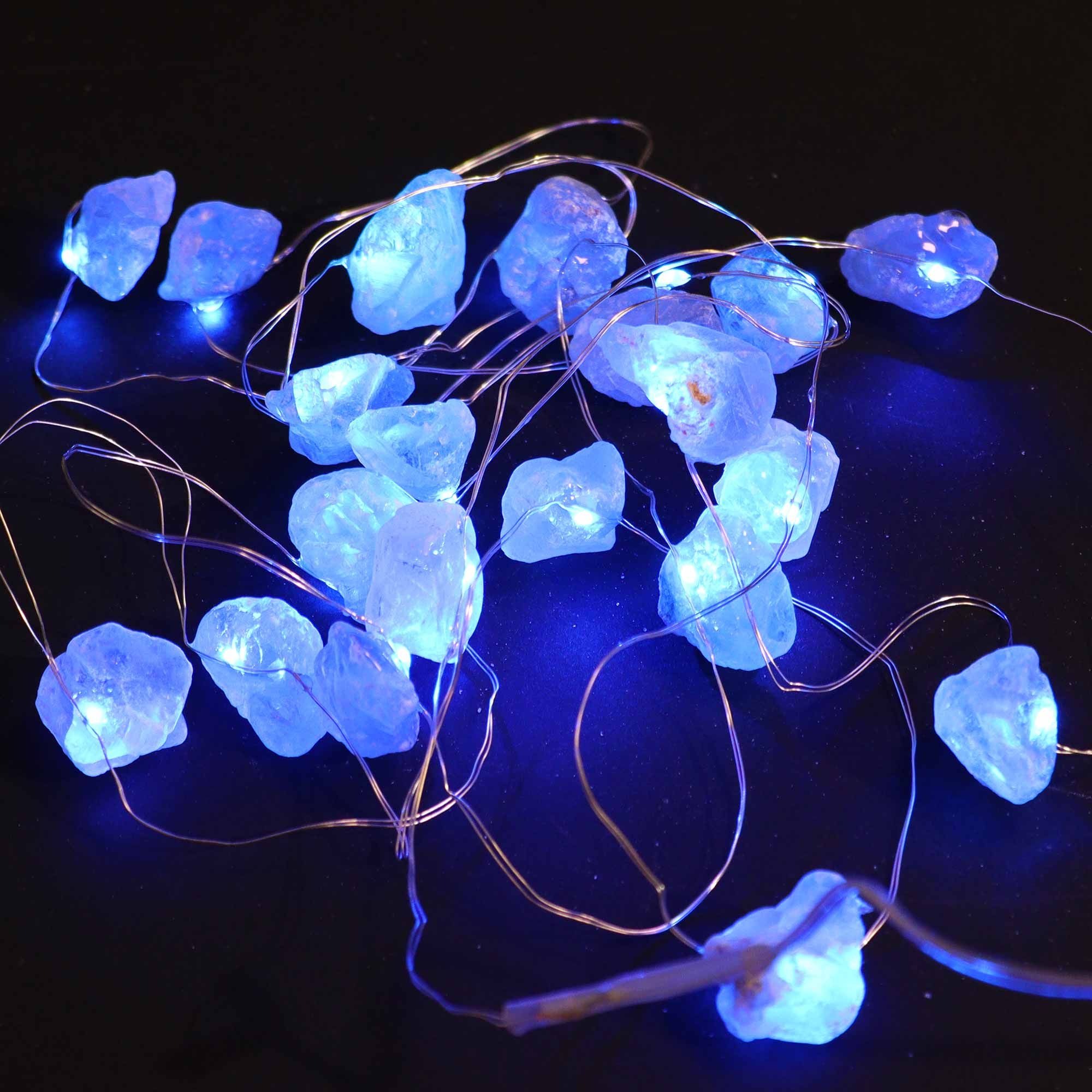 Gemstone Enchantment Lights - Celestite Blue