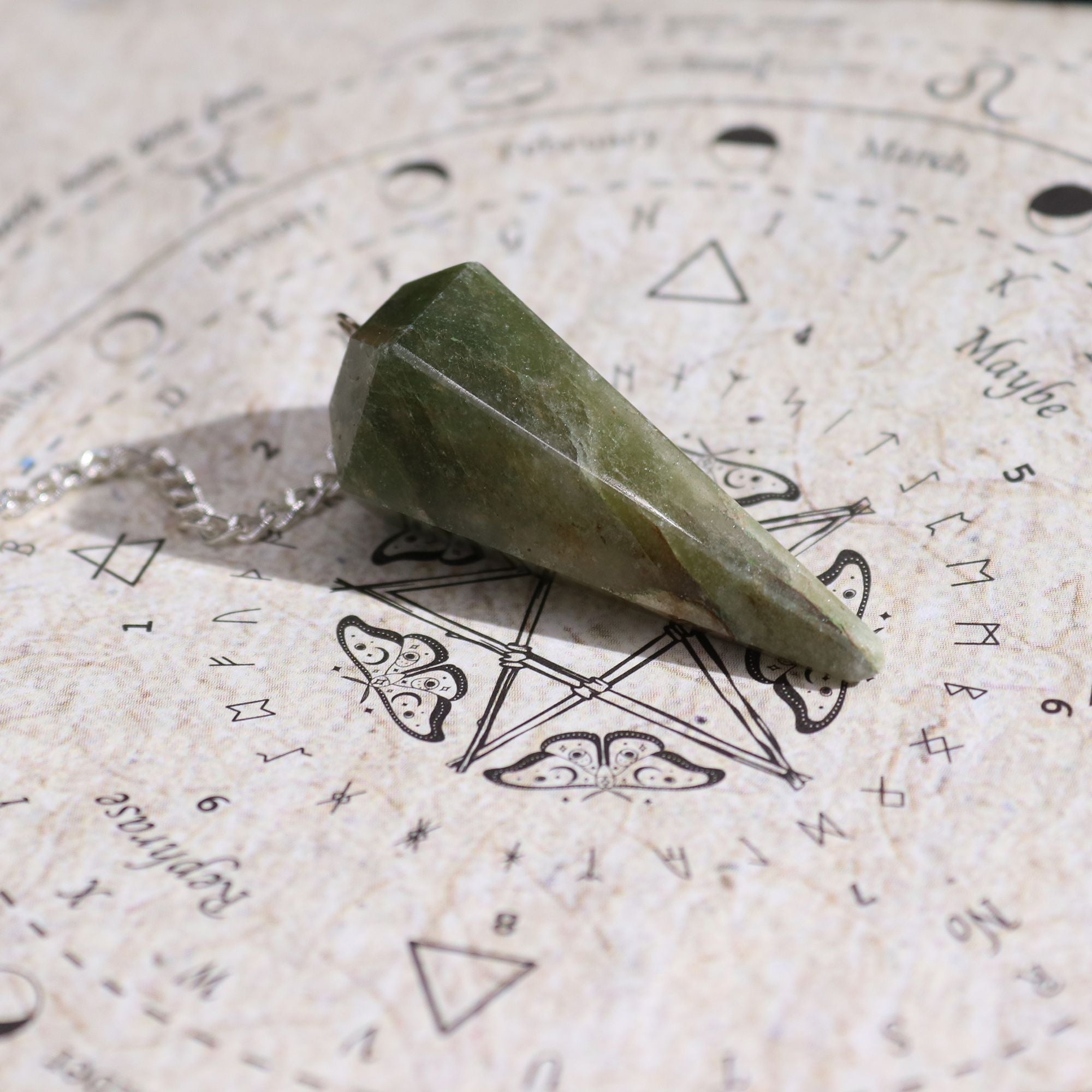 Ancient Witch Spell Incense - Aventurine Pendulum - Prosperity