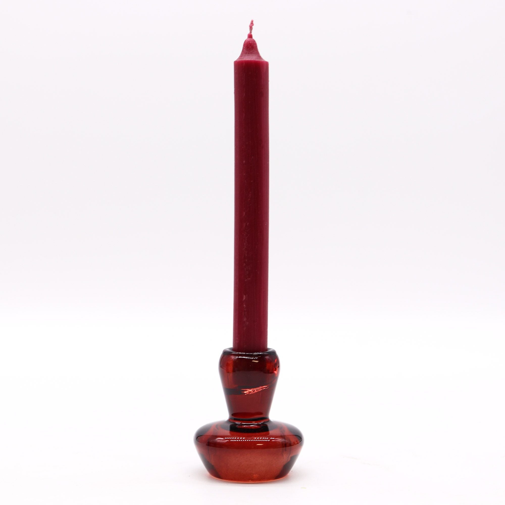 Mushroom Flip Dinner Candle Tealight Holder Set of 2 – Vampire Red