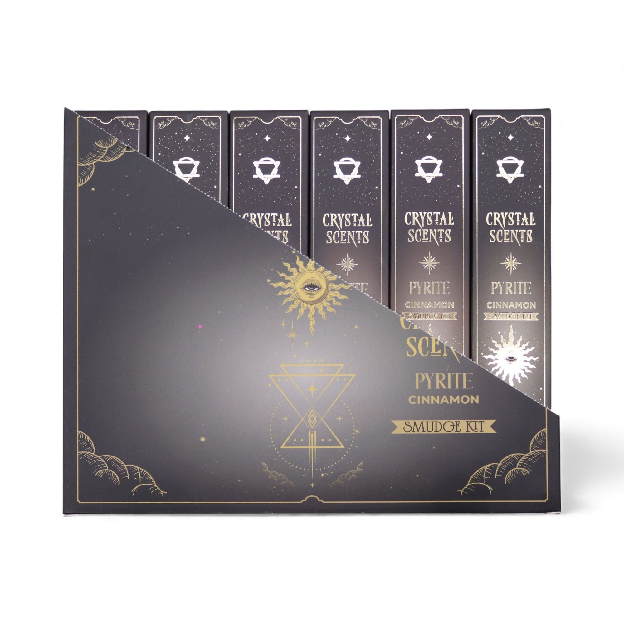 Crystal Scents Smudge Incense - Pyrite - Cinnamon