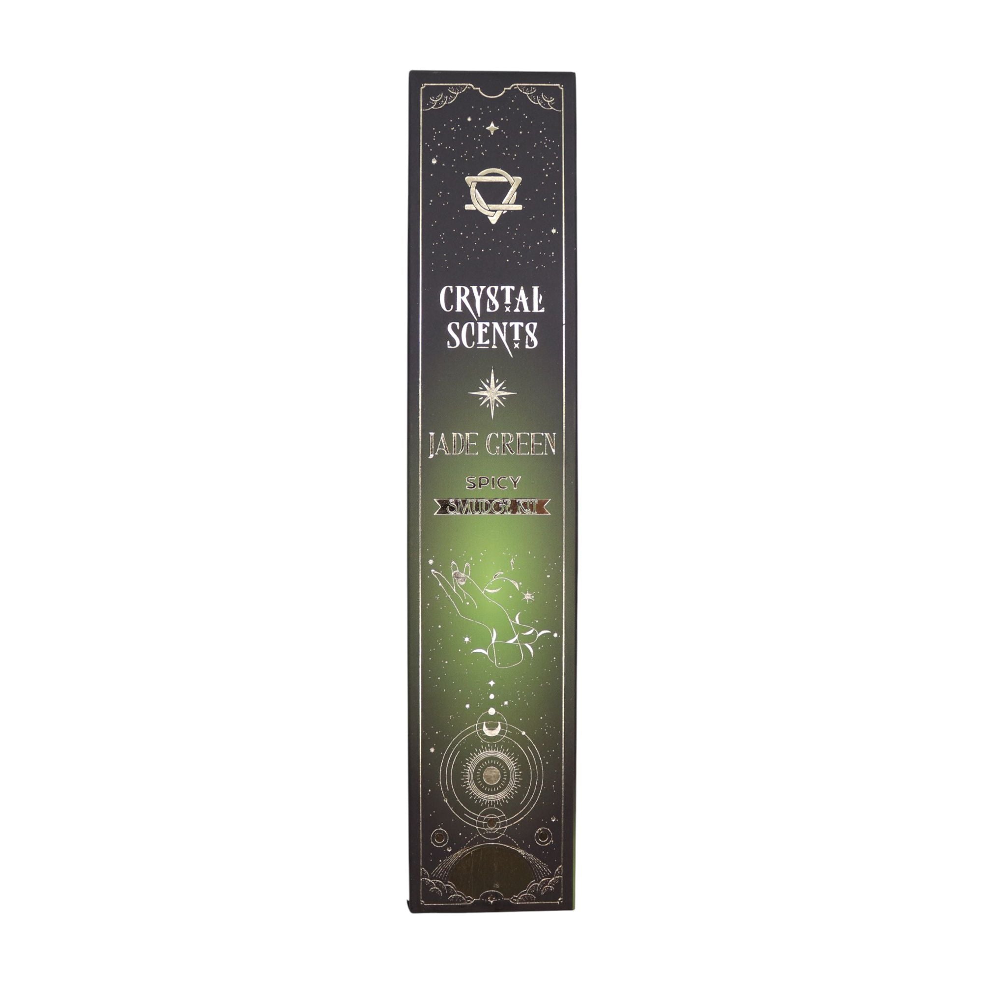 Crystal Scents Smudge Incense - Jade - Spicy