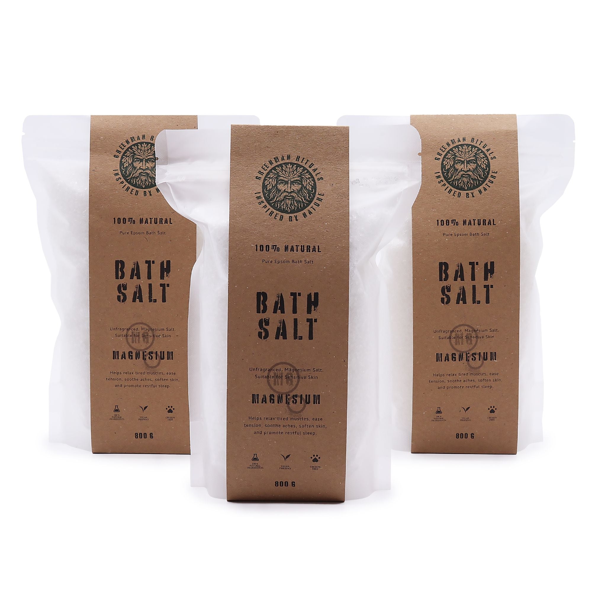 Greenman Rituals Epsom Bath Salt Magnesium – Pure Formula
