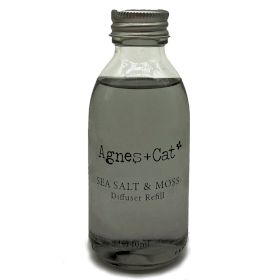Agnes + Cat Reed Diffuser Refill 140 ml – Sea Salt and Moss