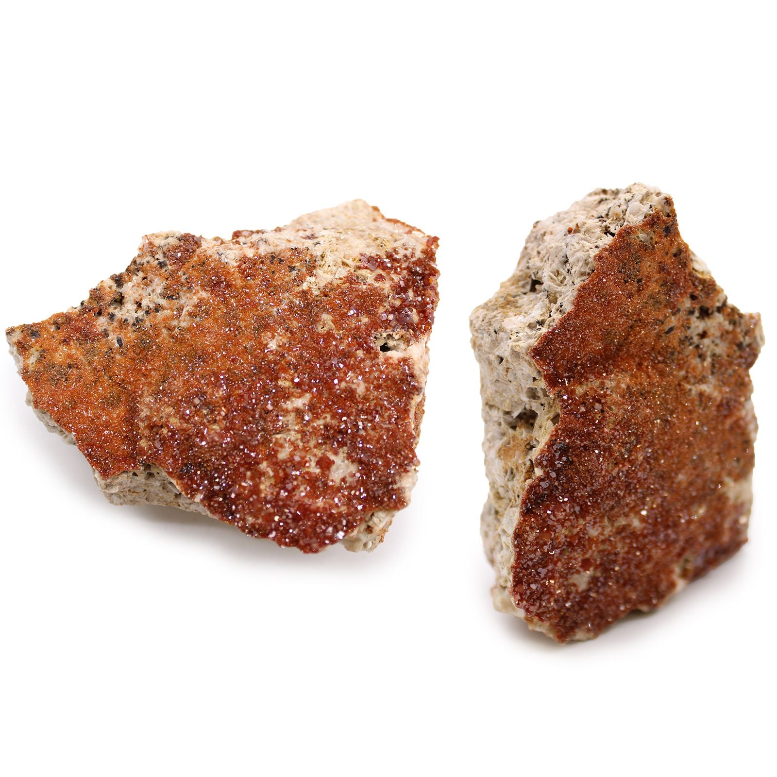 Mineral Specimens - Vanadinite (Approx. 20 Pieces per Tray)