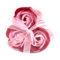 Heart Box of 3 - Pink Roses