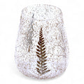 Natural Floral Glass – Large Bowl Candle Holder – Pino