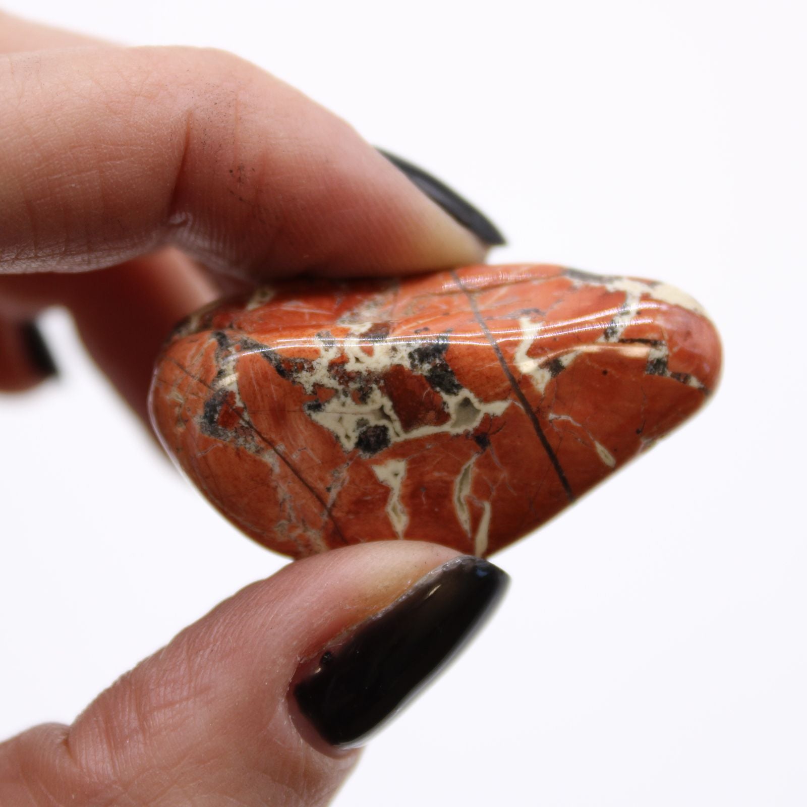 African Tumble Stone x12 - Medium - Light Jasper (Brecciated)