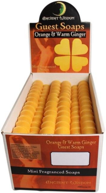 Heart Guest Soaps 10x - Orange & Warm Ginger