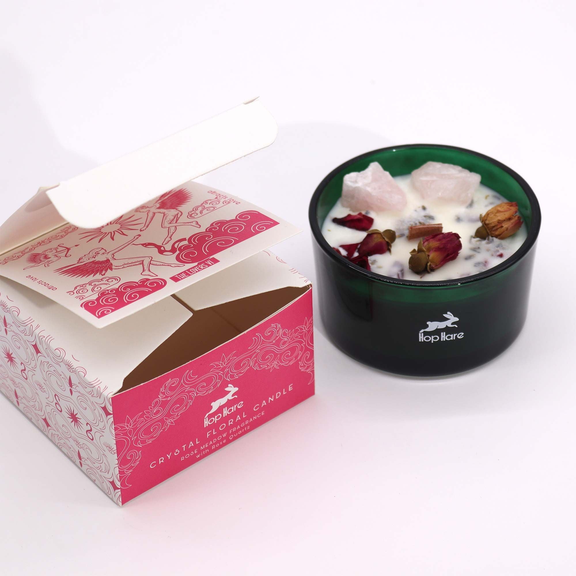 Hop Hare Crystal Magic Candle – The Lovers