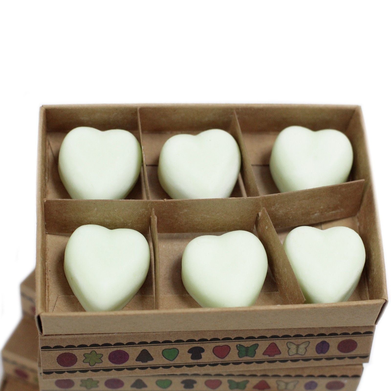 Box of 6 Wax Melt Hearts - Apple Spice