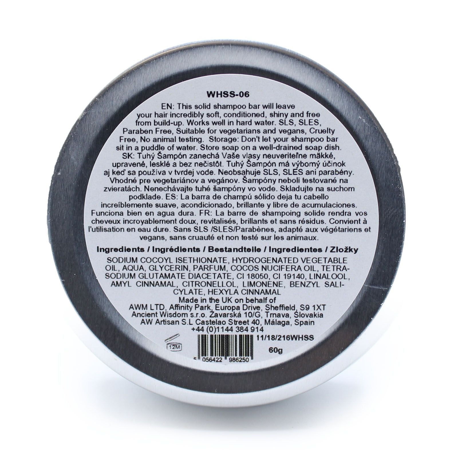 Wild Hare Solid Shampoo 60 g – Papaya