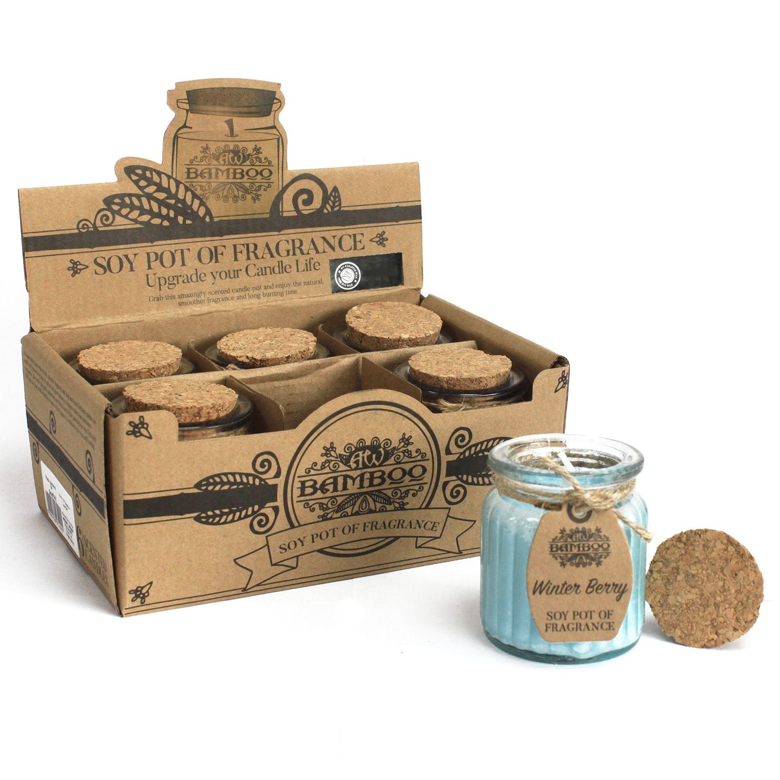 Soy Fragrance Candle Pot – Winter Berry