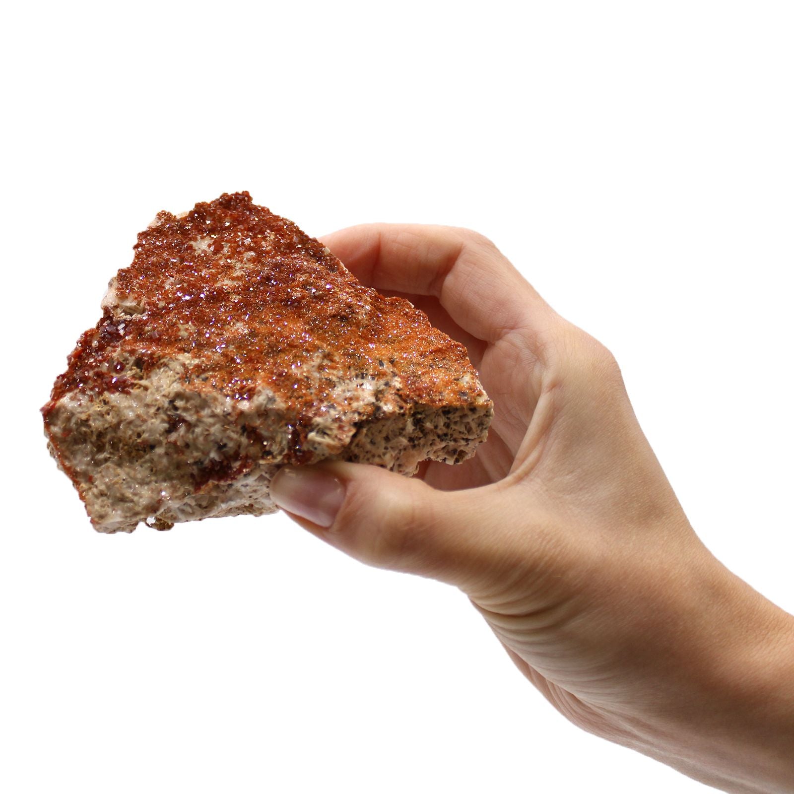 Mineral Specimens - Vanadinite (Approx. 20 Pieces per Tray)