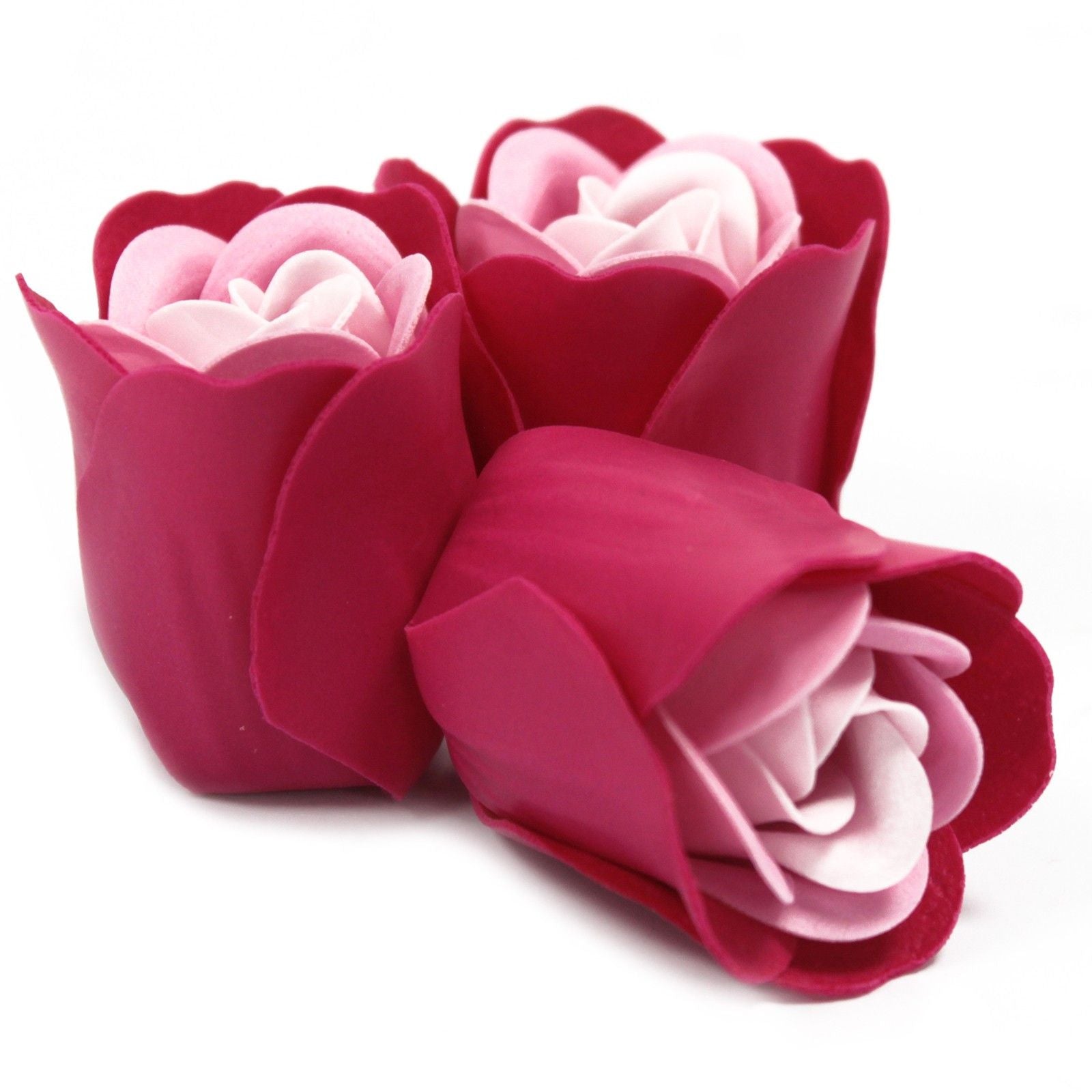 Heart Box of 3 - Pink Roses