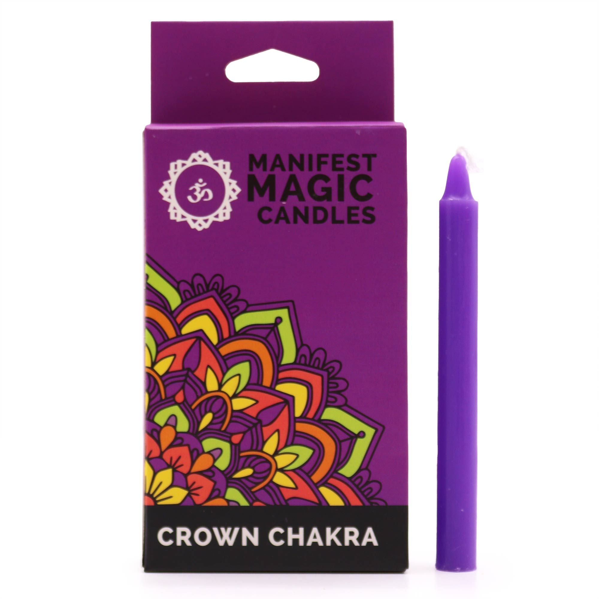 Manifest Magic Candles 12 Pack – Crown Chakra