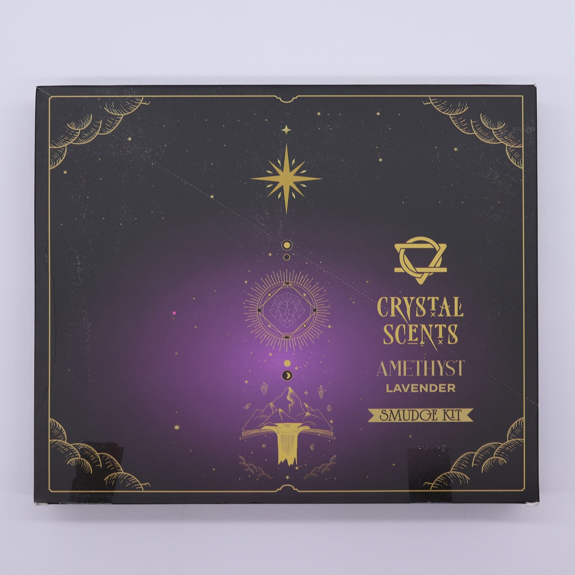 Crystal Scents Smudge Incense - Amethyst -  Lavender