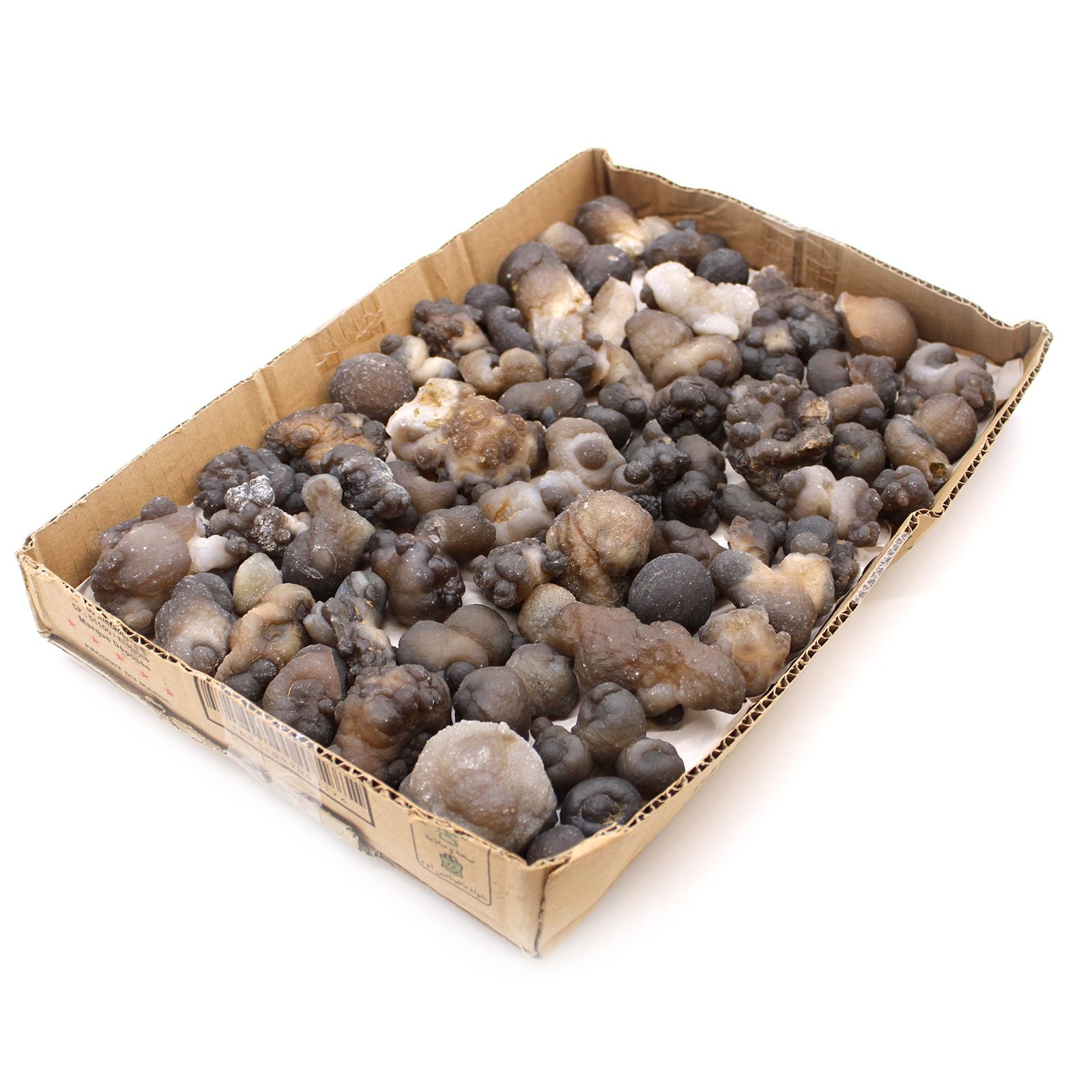 Mineralien - Chalcedon (ca. 100 Stücke pro Tablett)