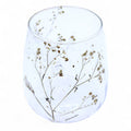 Natural Floral Glass Vase Candle Holder – Margarita