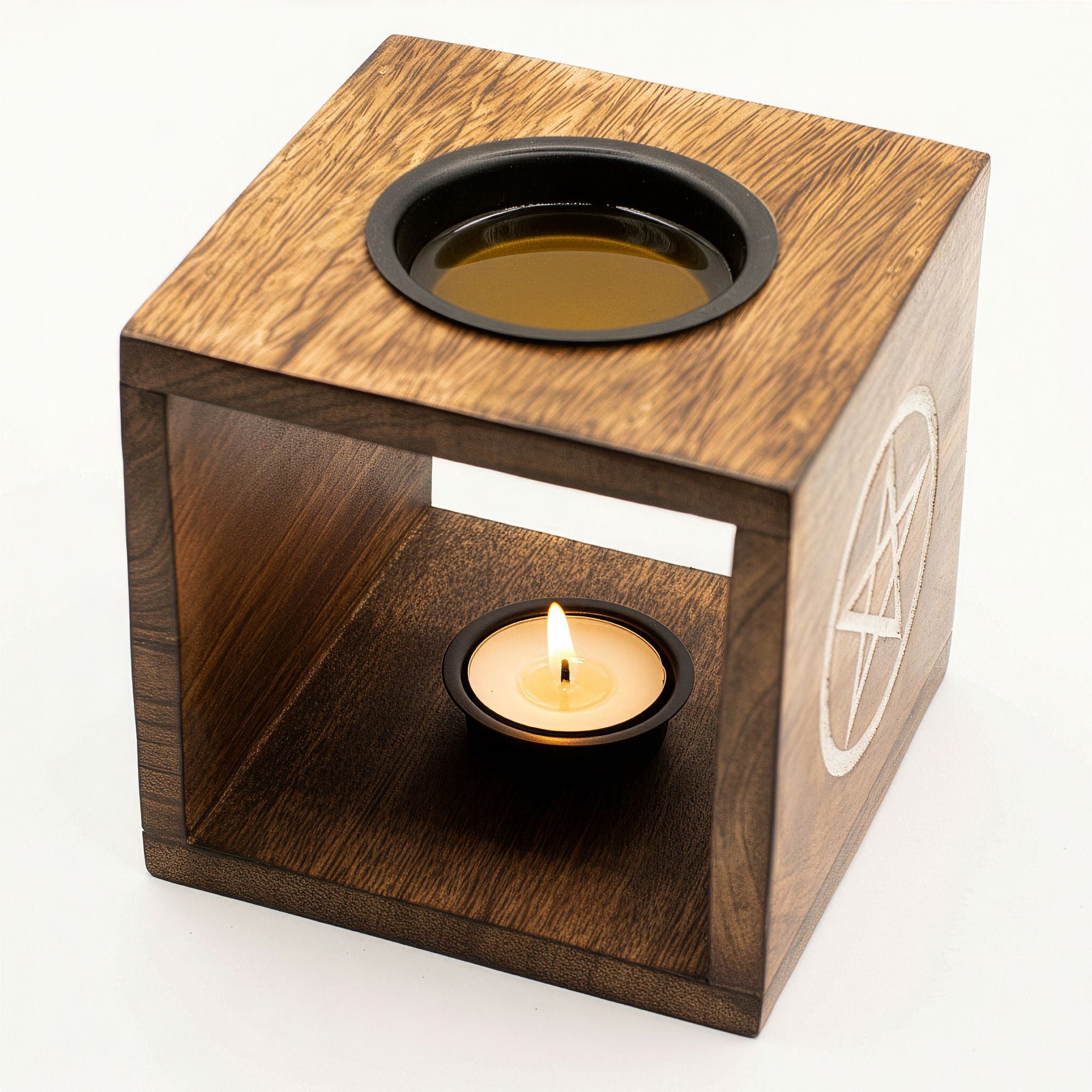 Mangoholz Duftlampe Groß - Lebensbaum