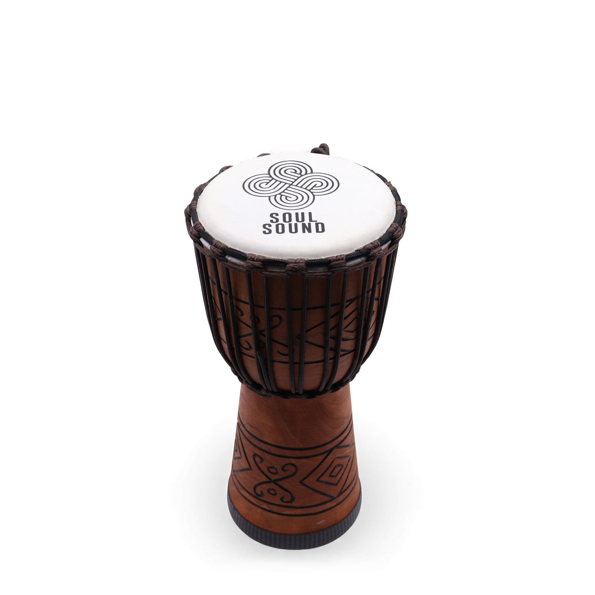 Pro Djembe Drum Medium - Soul Sound (low) - Medium 40cm (18cm Diia)