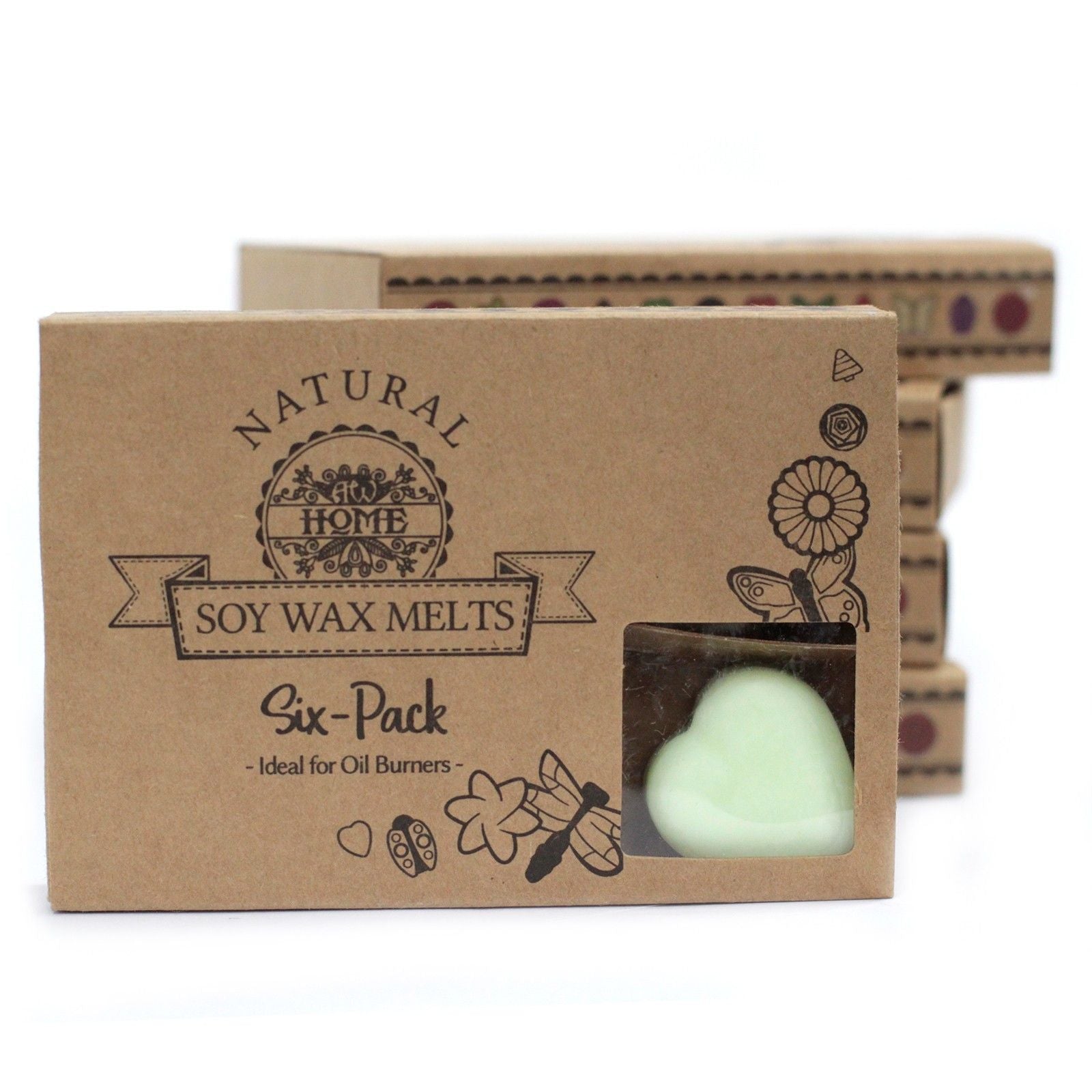 Box of 6 Wax Melt Hearts - Apple Spice