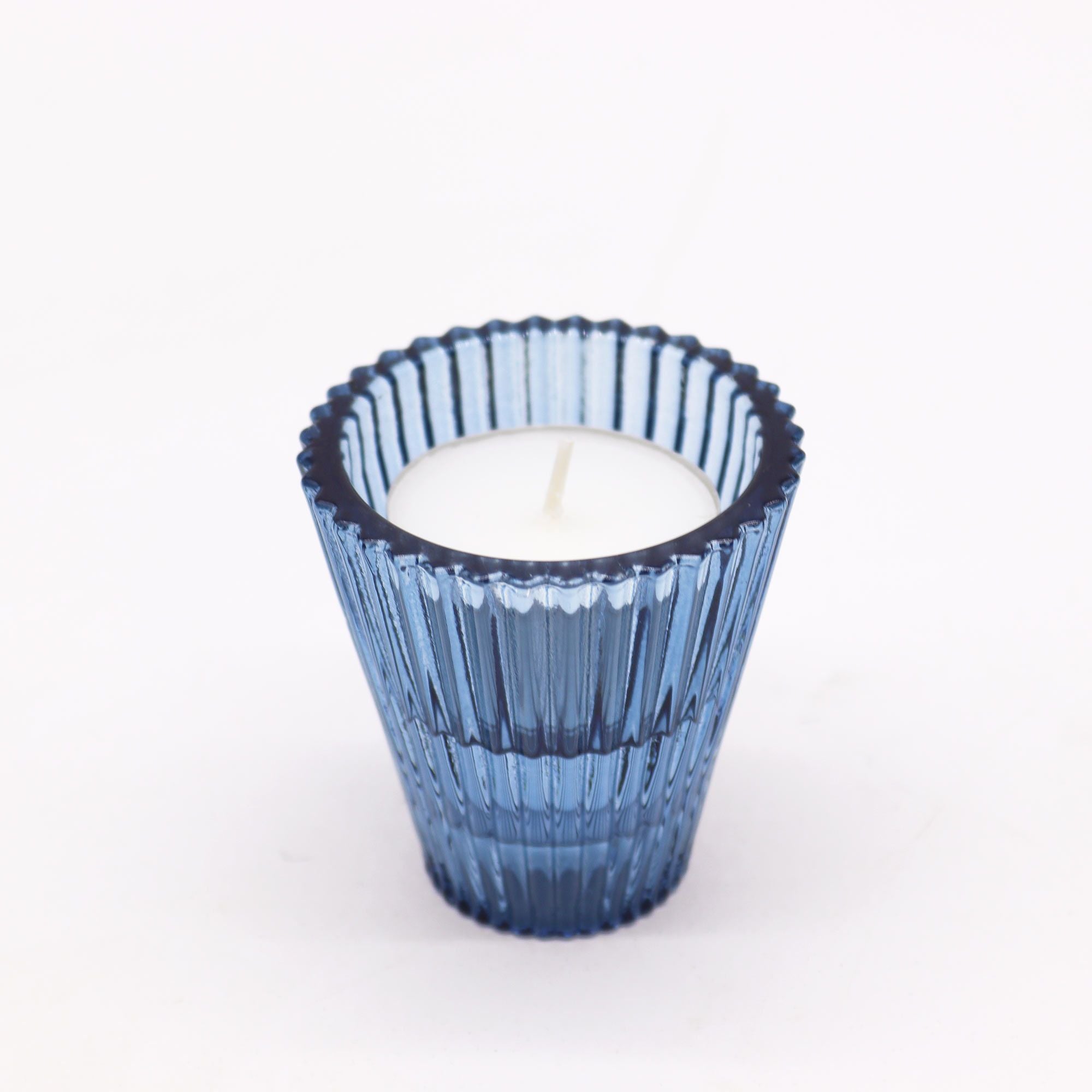 Flip Dinner Candle Tealight Holder Set of 2 – Royal Blue
