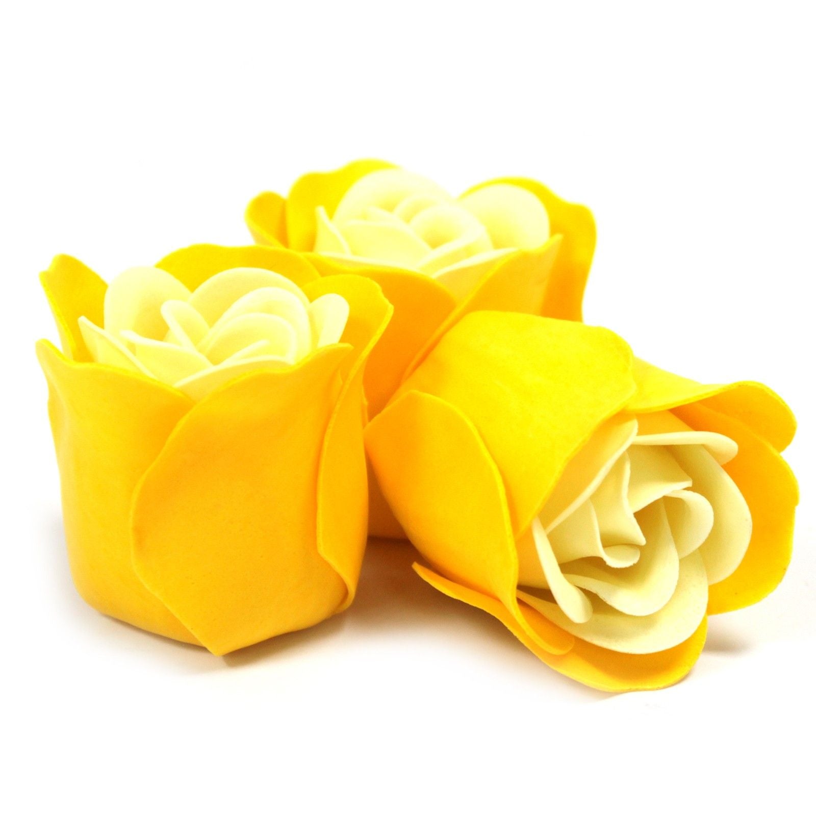 Heart Box of 3 - Yellow Roses