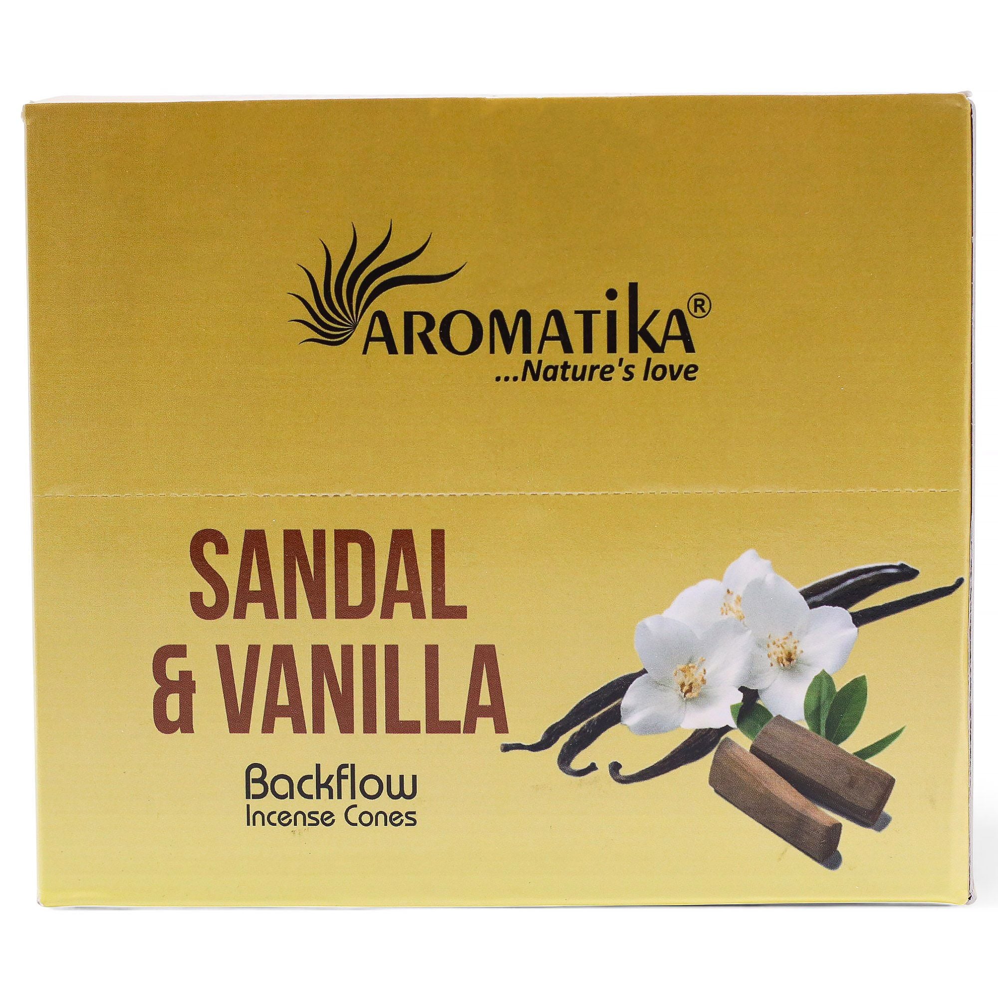 Masala Backflow Incense Cones - Sandalwood & Vanilla