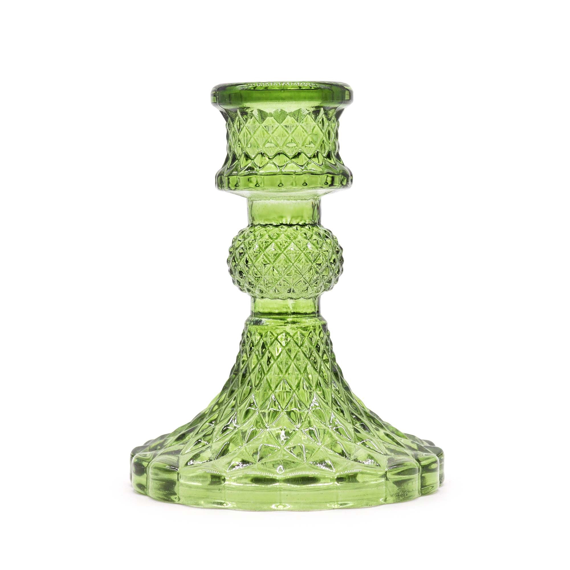 Vintage Dinner Candle Holder Set of 2 – Garden Jade