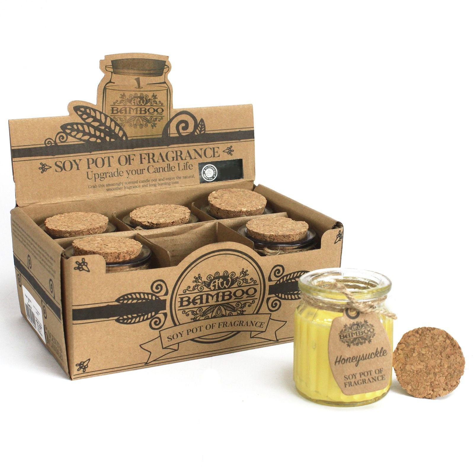 Soy Fragrance Candle Pot – Honeysuckle