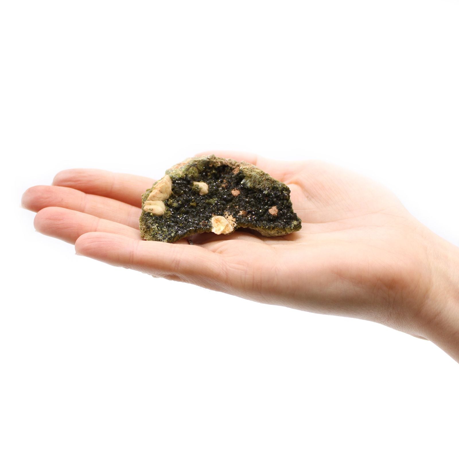 Mineral Specimens - Epidote (Approx. 10 Pieces per Tray)