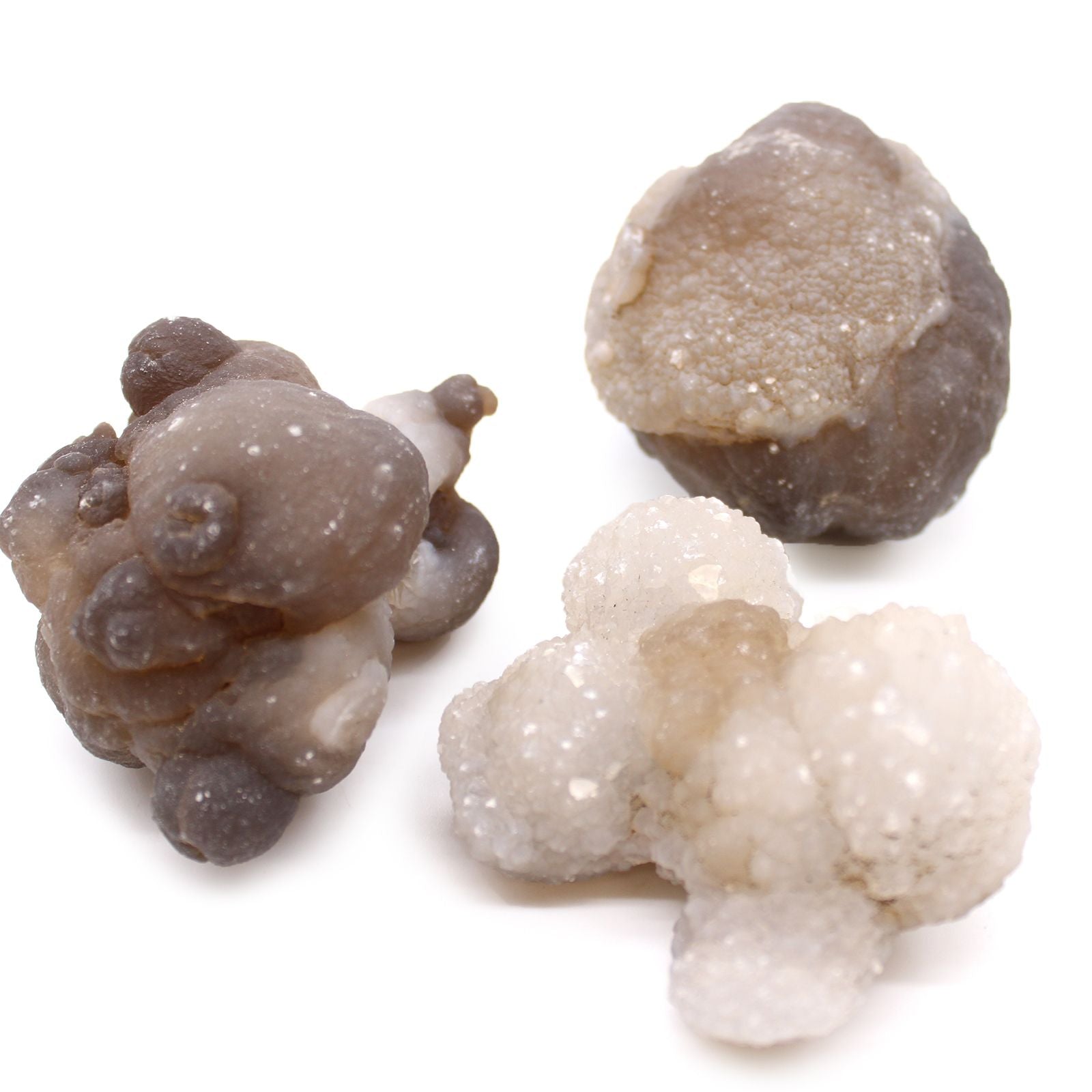 Mineral Specimens - Chalcedony (Approx. 100 Pieces per Tray)