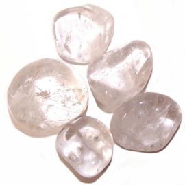 Tumble Stone x24 - L - Rock Crystal (A Grade)