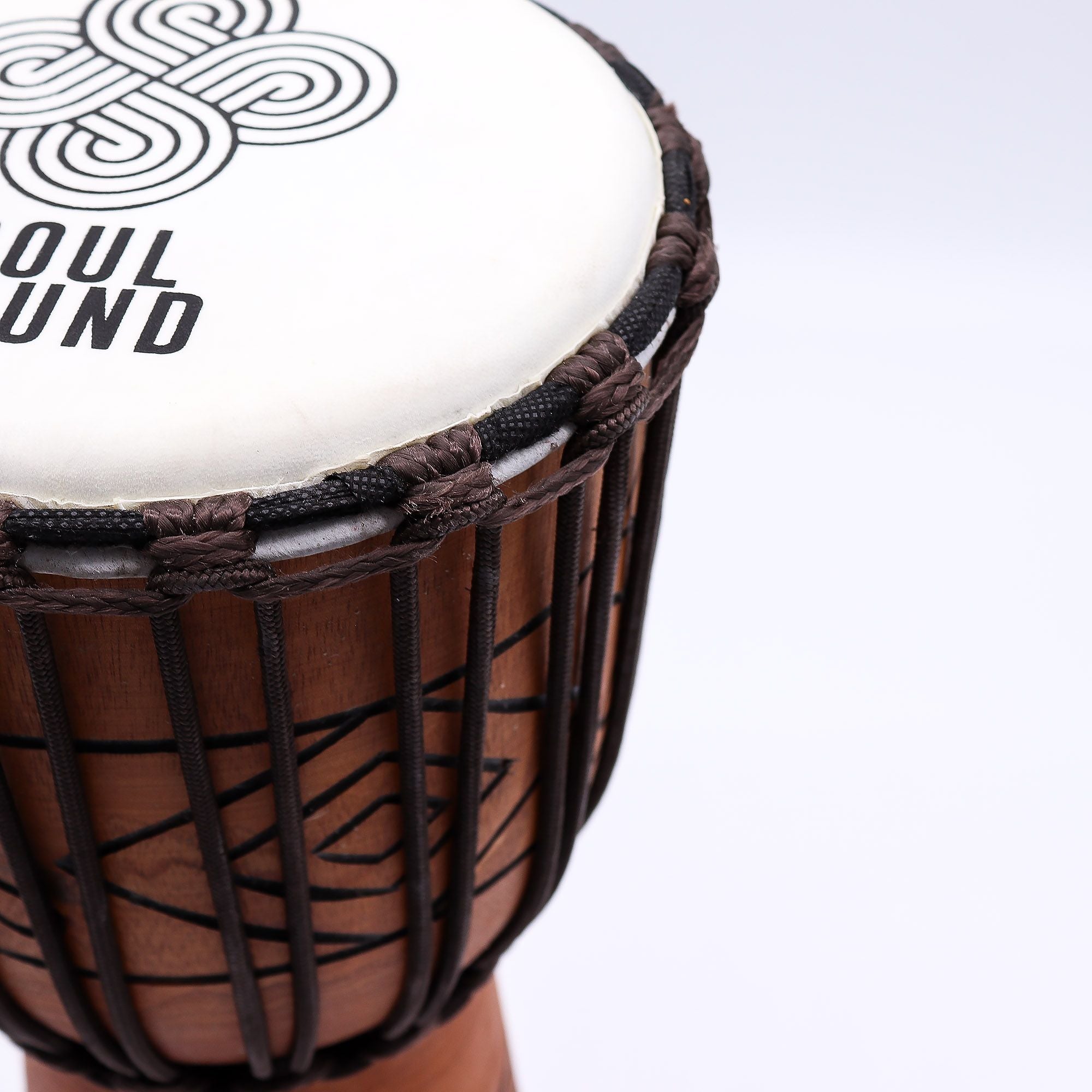 Pro Djembe Trommel Medium - Soul Sound (tief) - Medium 40cm (18cm Durchmesser)
