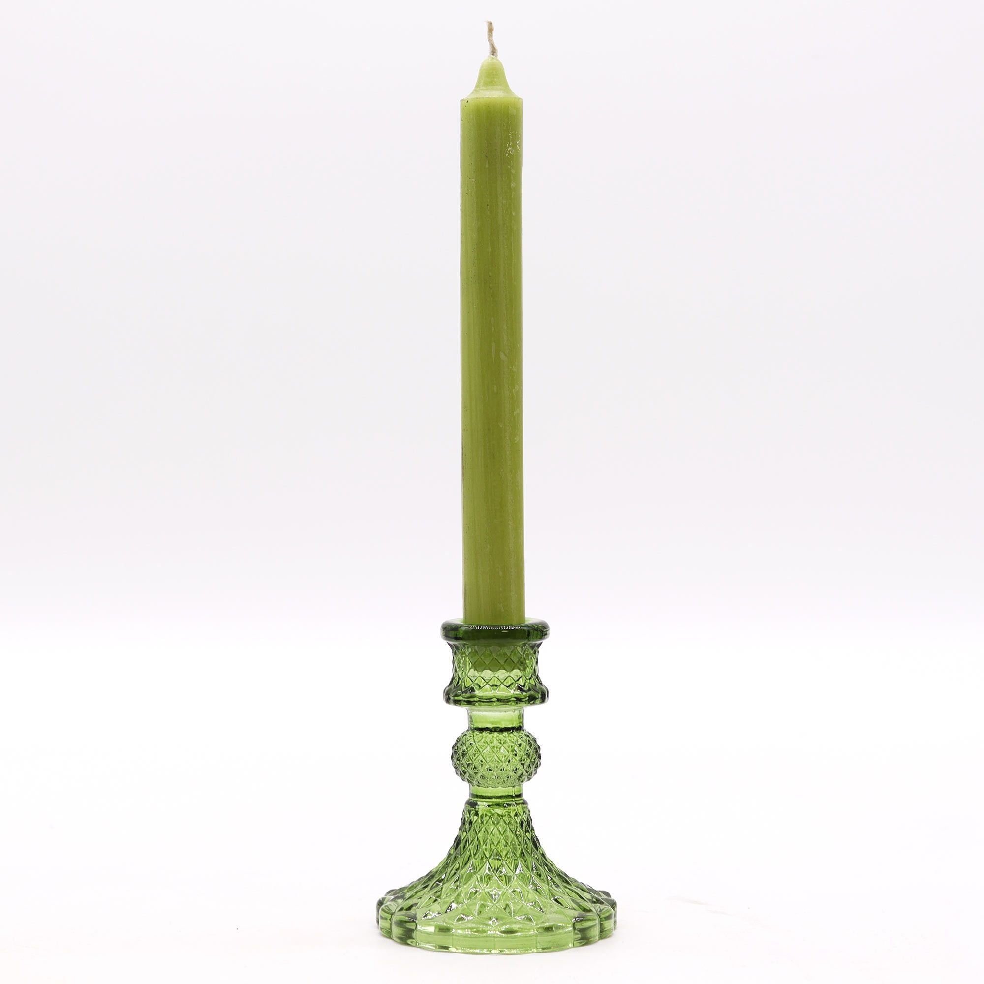 Set med 2 ljusstakar i vintage design – Garden Jade