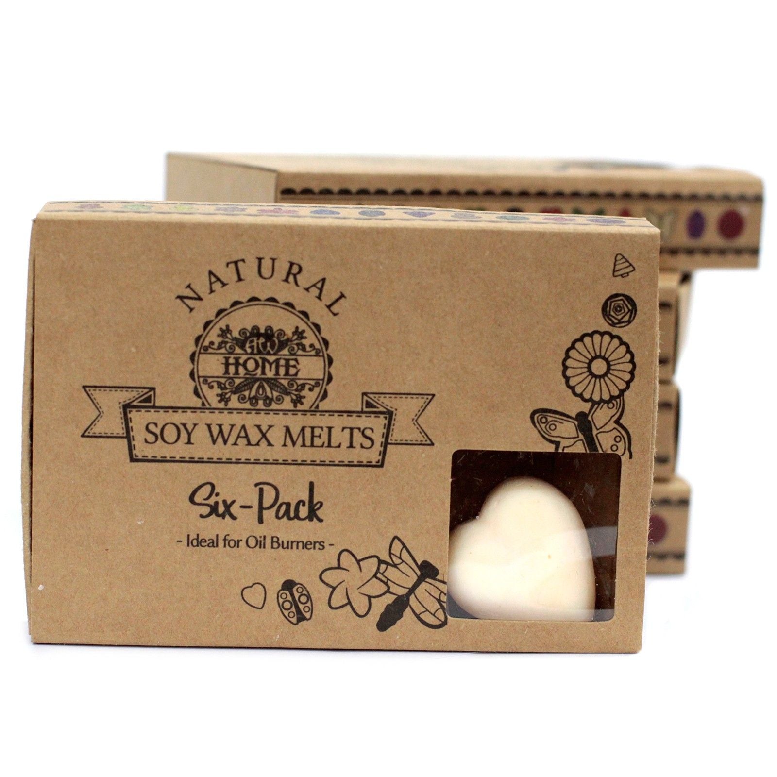 Box of 6 Wax Melt Hearts - Cinnamon & Orange