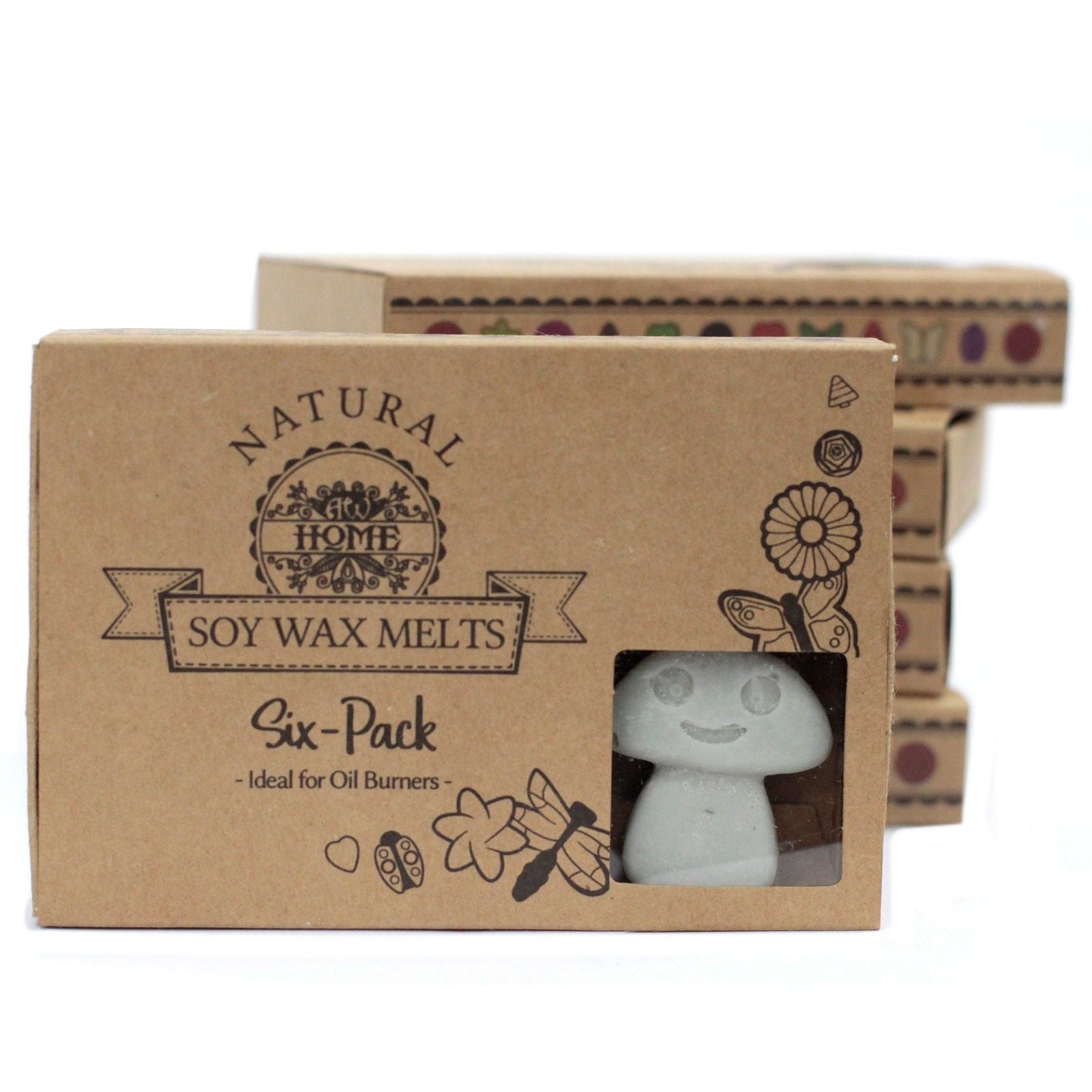 Box of 6 Wax Melt Mushrooms - Dark Patchouli