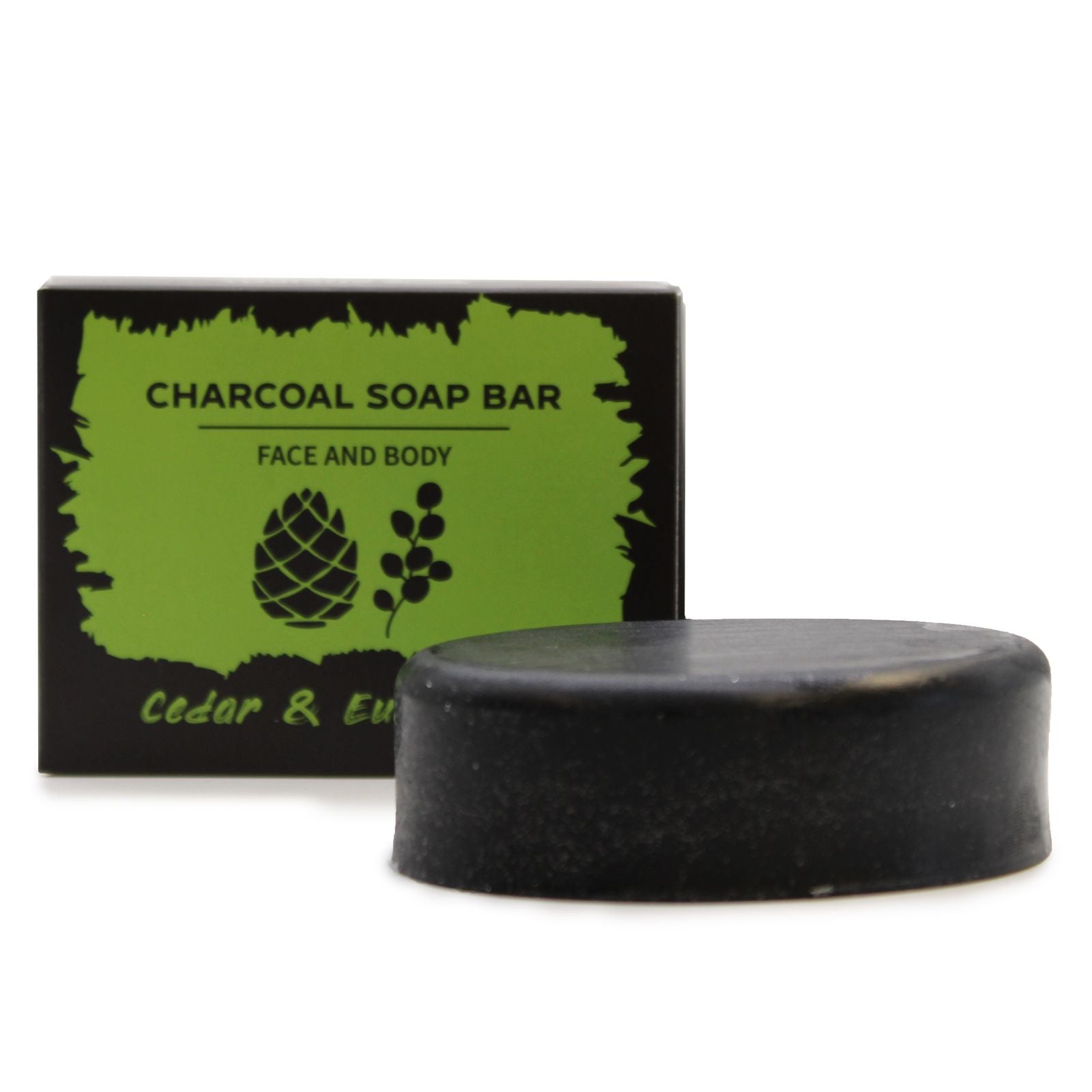 Charcoal Soap – Eucalyptus & Cedarwood