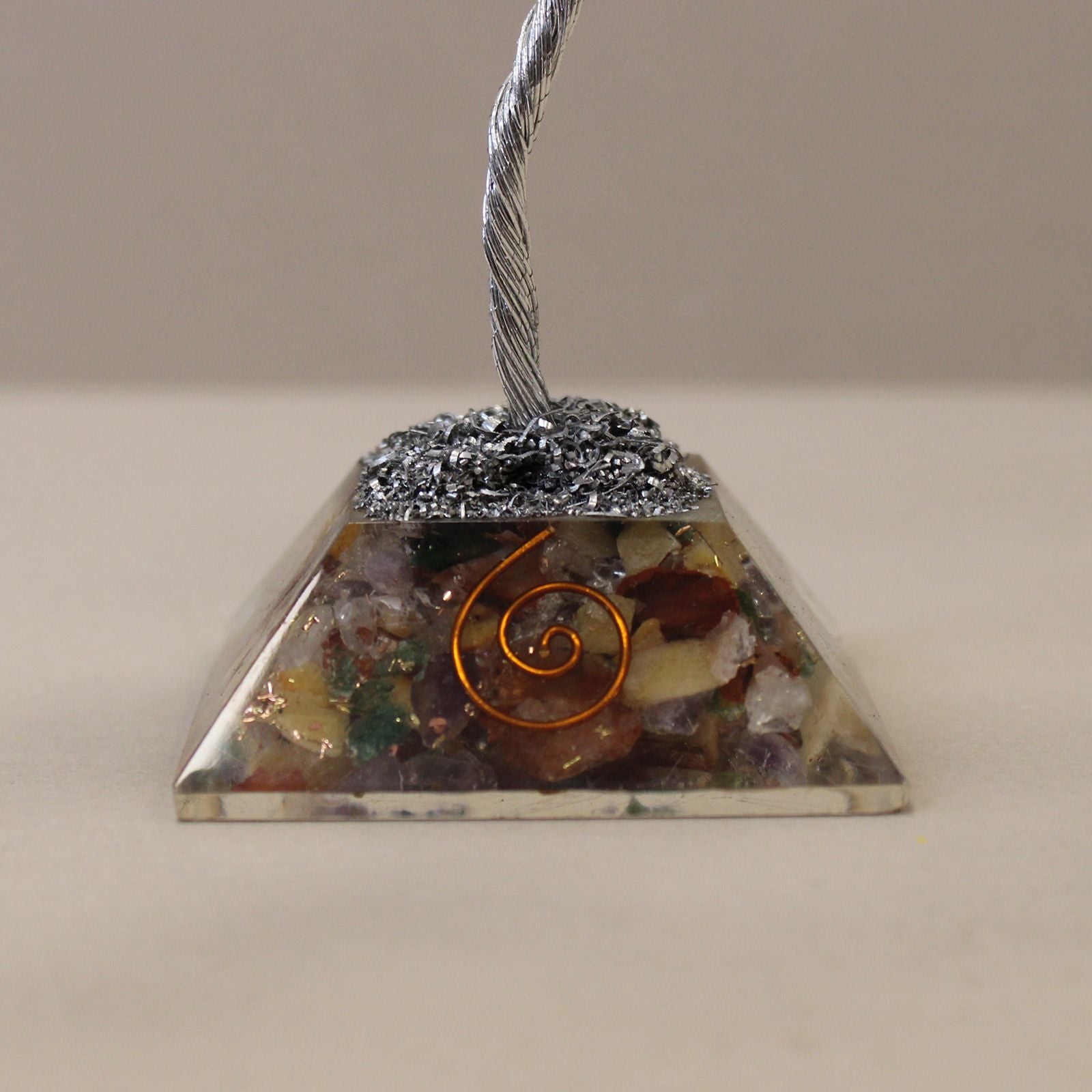 Gemstone Tree (80 Stones) - Multi Stones on Orgonite Base