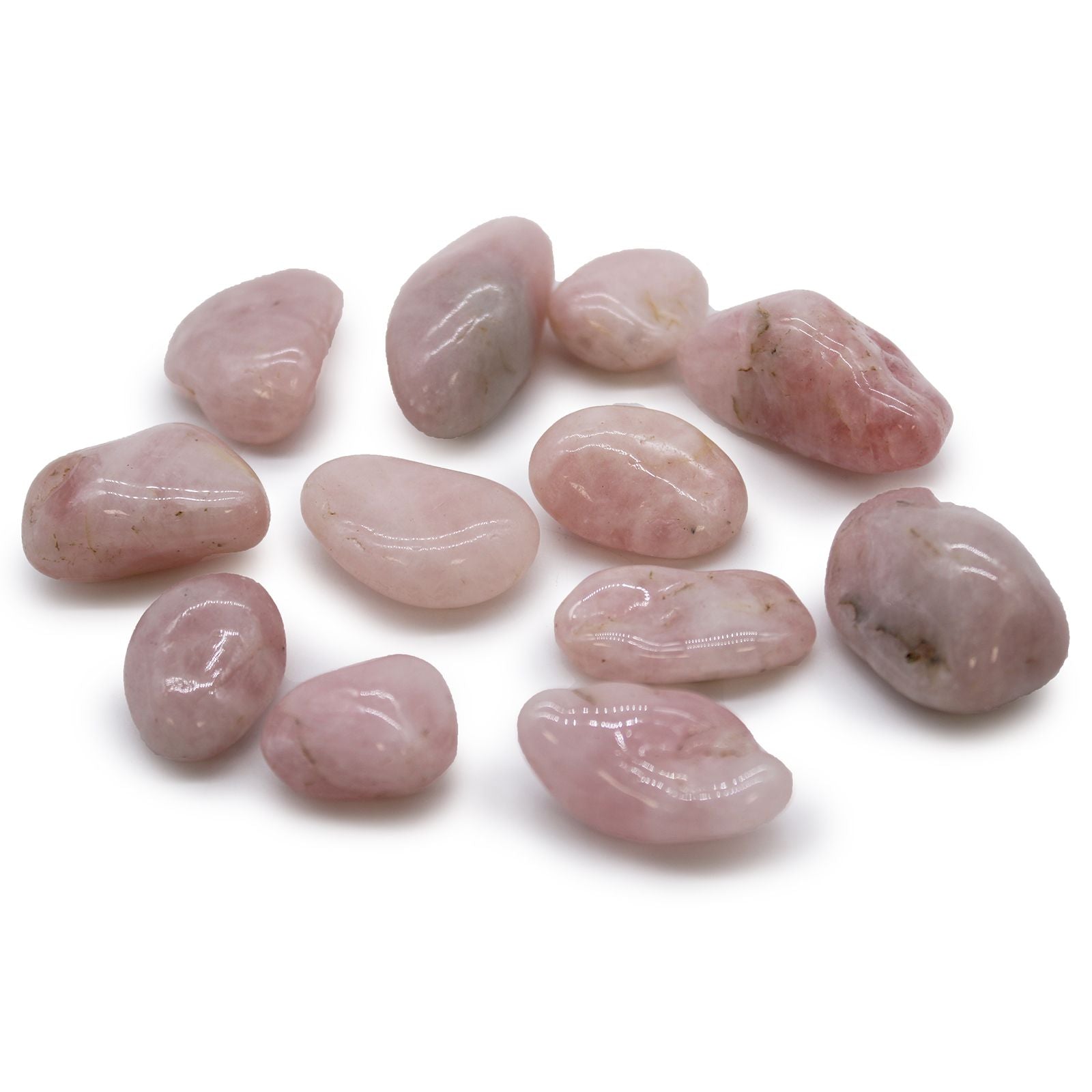 African Tumble Stone x12 - Medium - Rose Quartz
