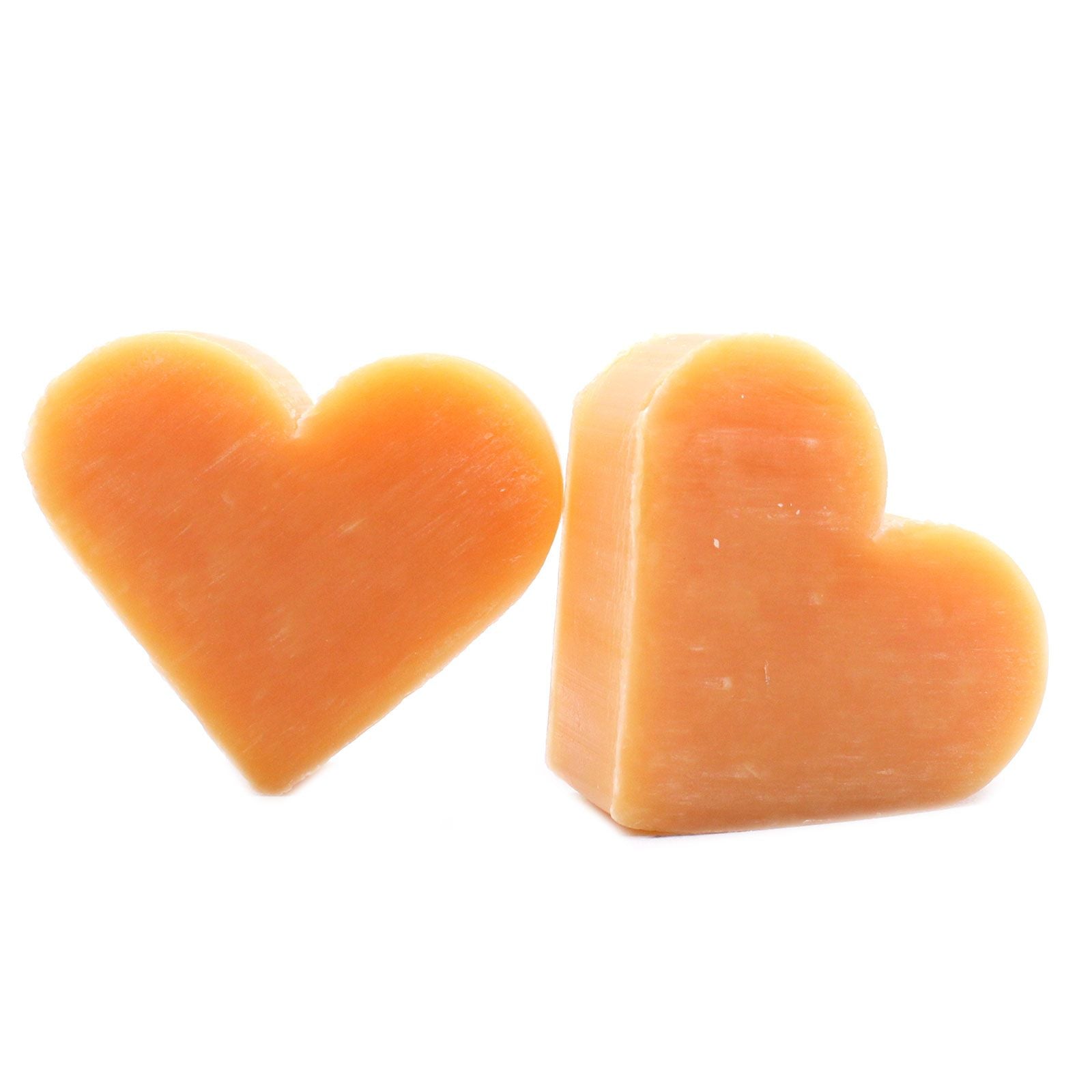 Heart Guest Soaps 10x - Orange & Warm Ginger