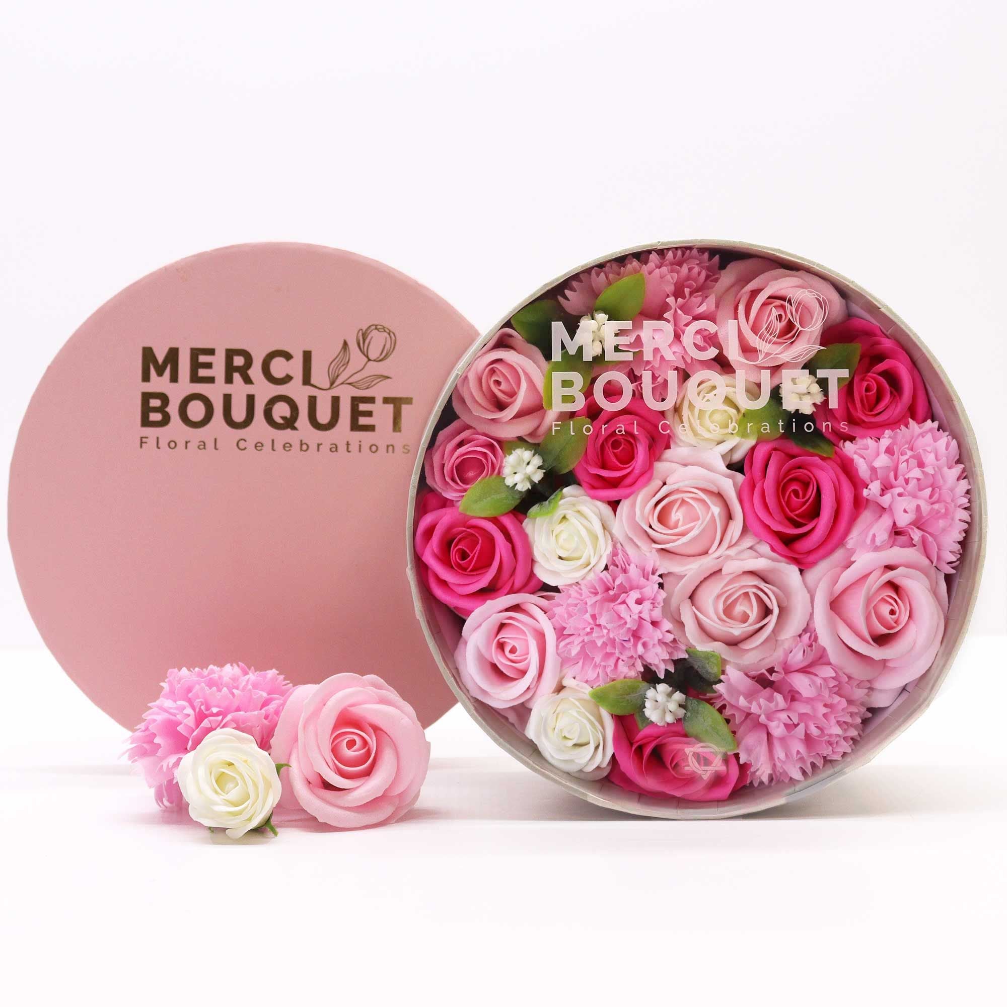 Merci Round Gift Box – Baby Blessings Pinks