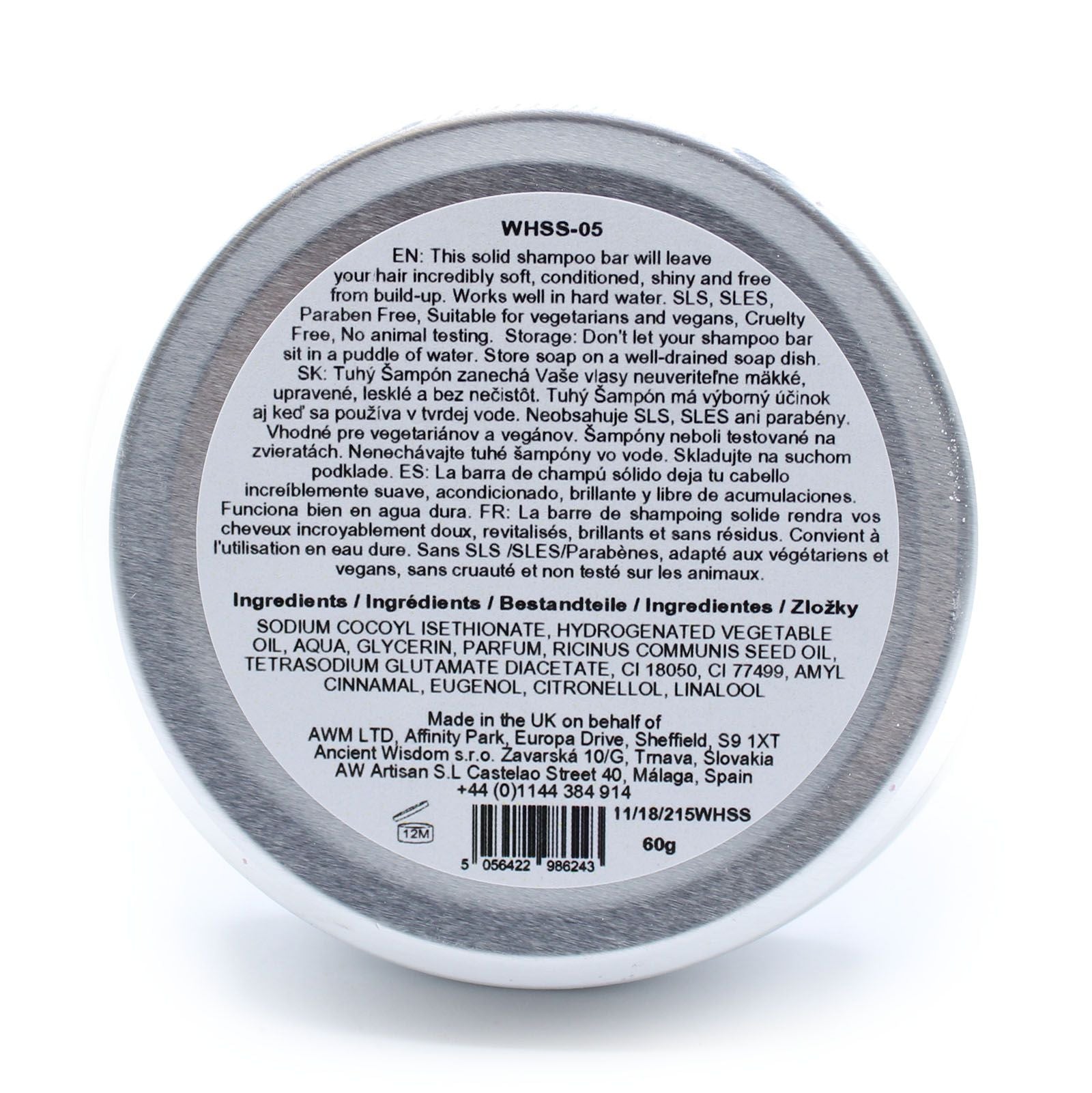 Wild Hare Solid Shampoo 60 g – Cherry Bonbon