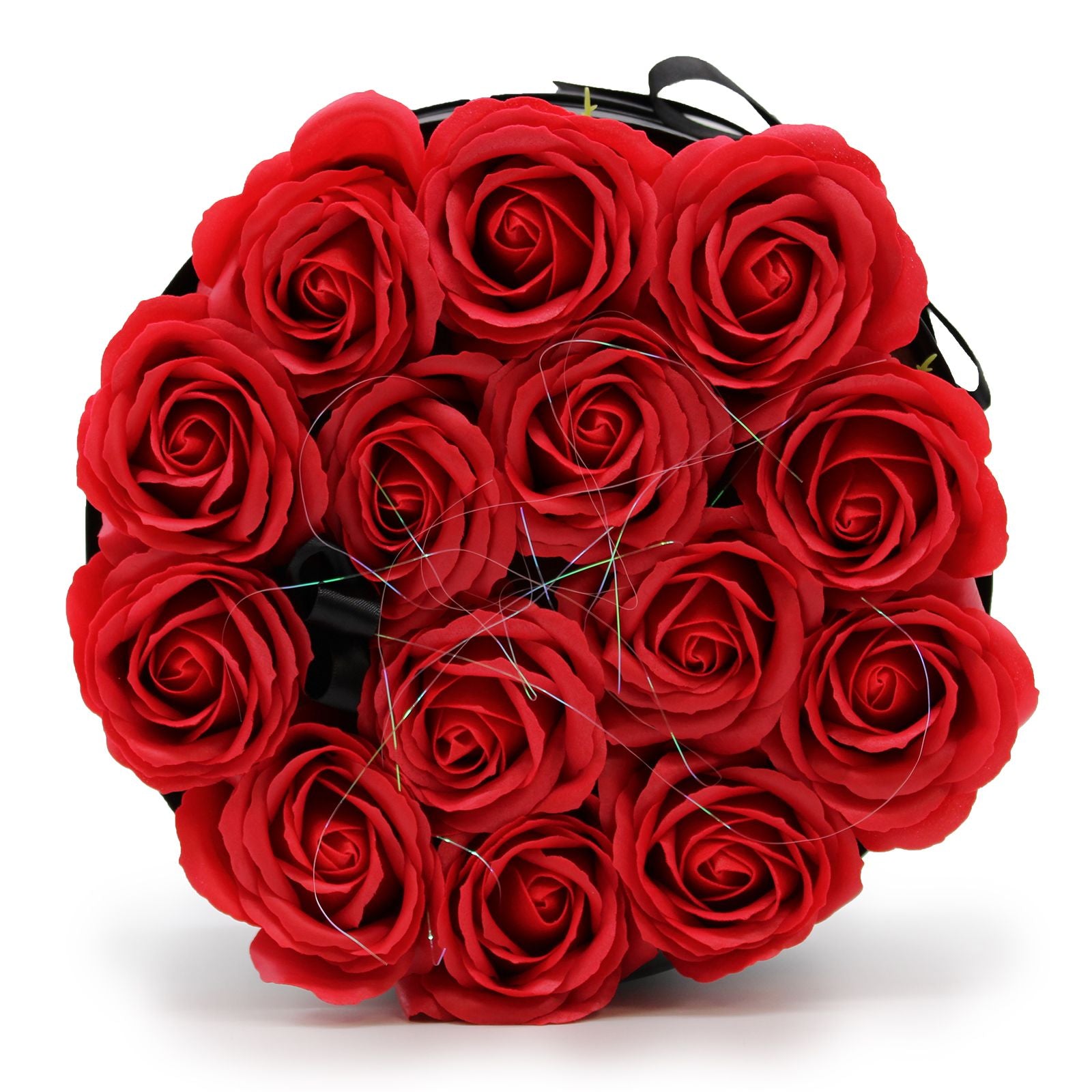 Flower Round Box - Red Roses